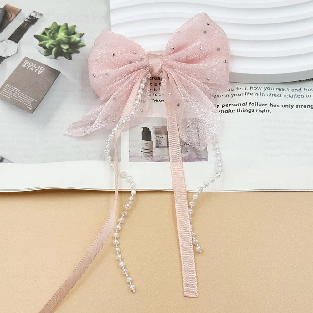 FS10686-Farbic Bow For Making Fancy Beads Zoe DIY Wholesale