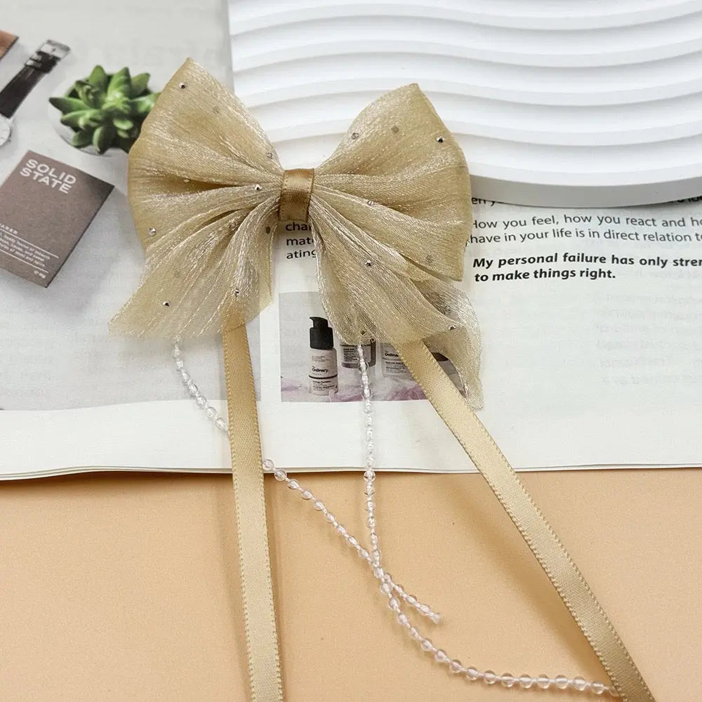 FS10686-Farbic Bow For Making Fancy Beads Zoe DIY Wholesale