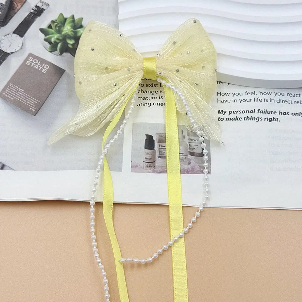 FS10686-Farbic Bow For Making Fancy Beads Zoe DIY Wholesale