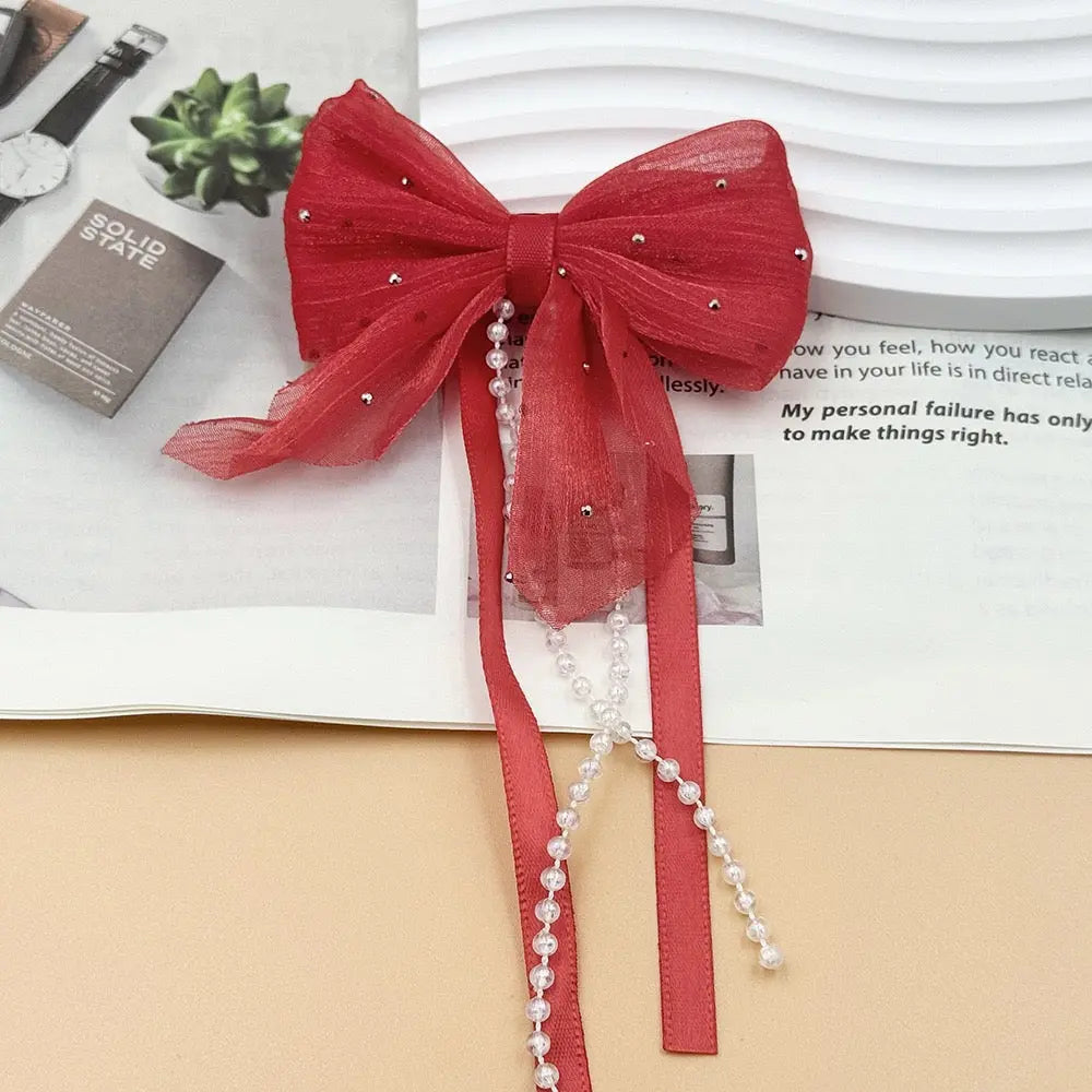 FS10686-Farbic Bow For Making Fancy Beads Zoe DIY Wholesale