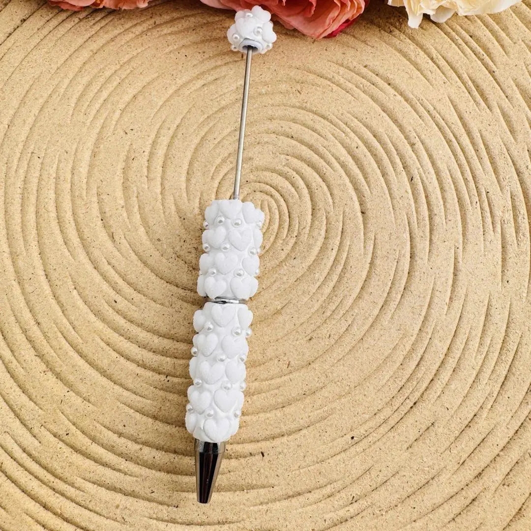 FS10811-Heart Fancy Beadable Pens Zoe DIY Wholesale