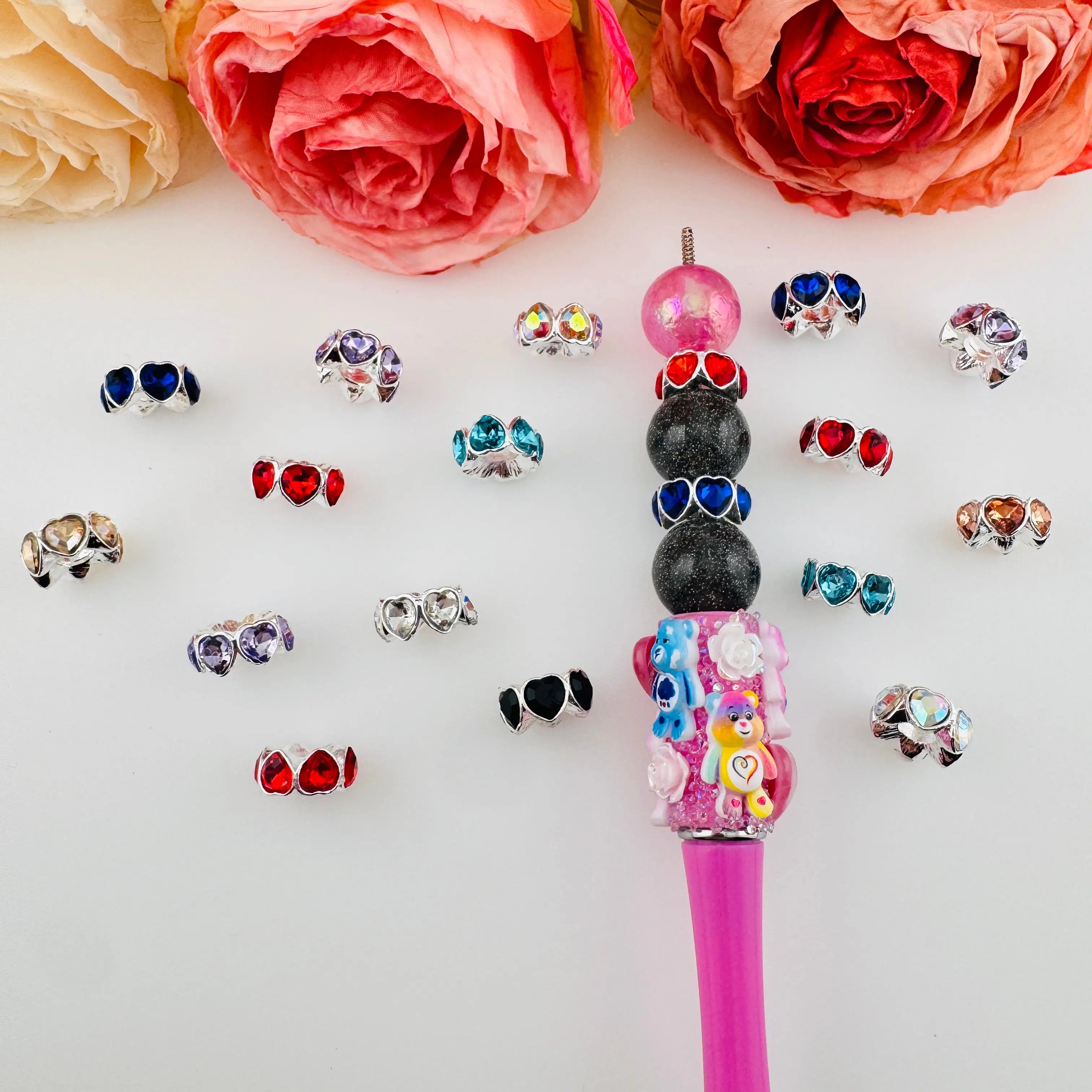 FS10885-14MM Metal Alloy Heart Spacer