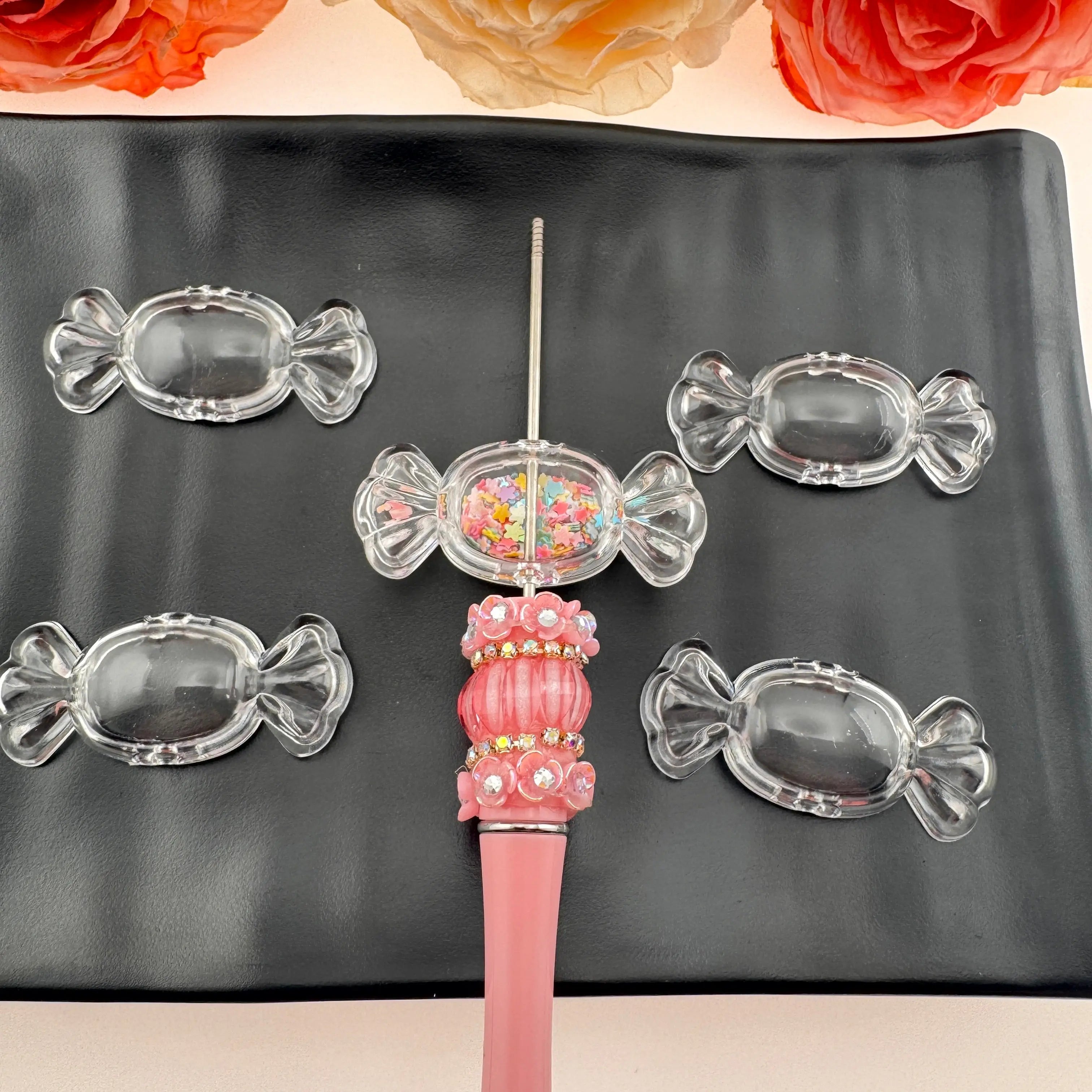 FS1302-About 21*50mm Candy Shaker Acrylic Based Beads