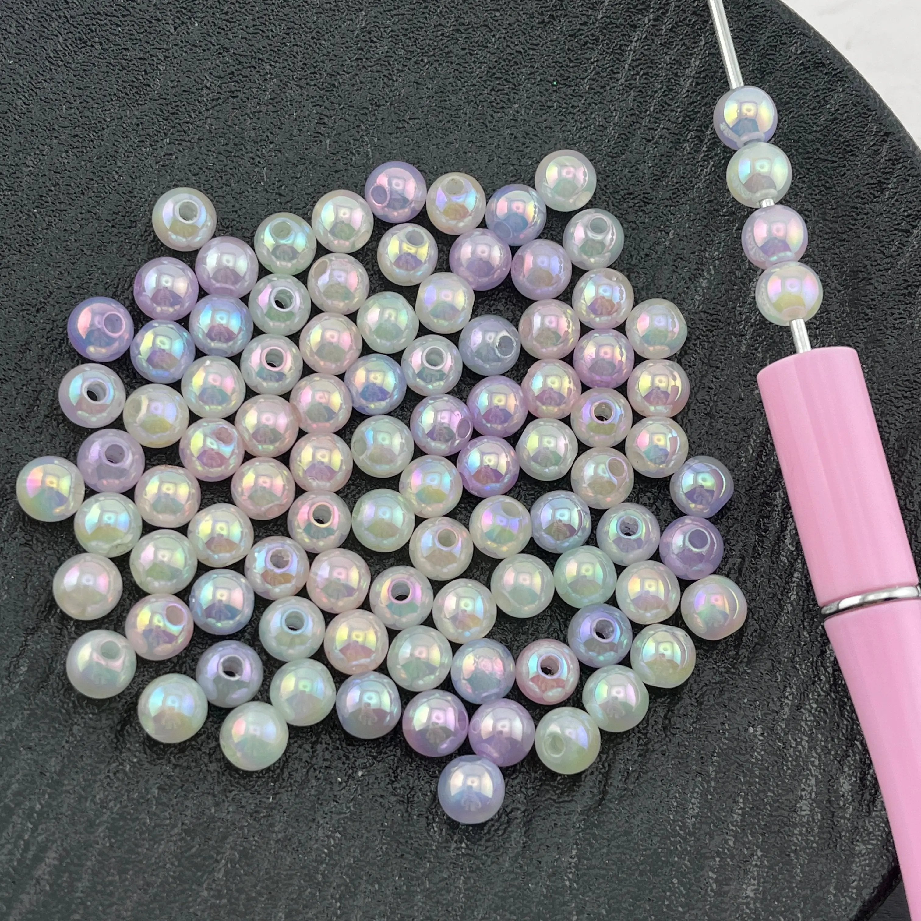 FS1368-100PCS 8mm UVBeads Fit Pens Zoe's DIY Shop