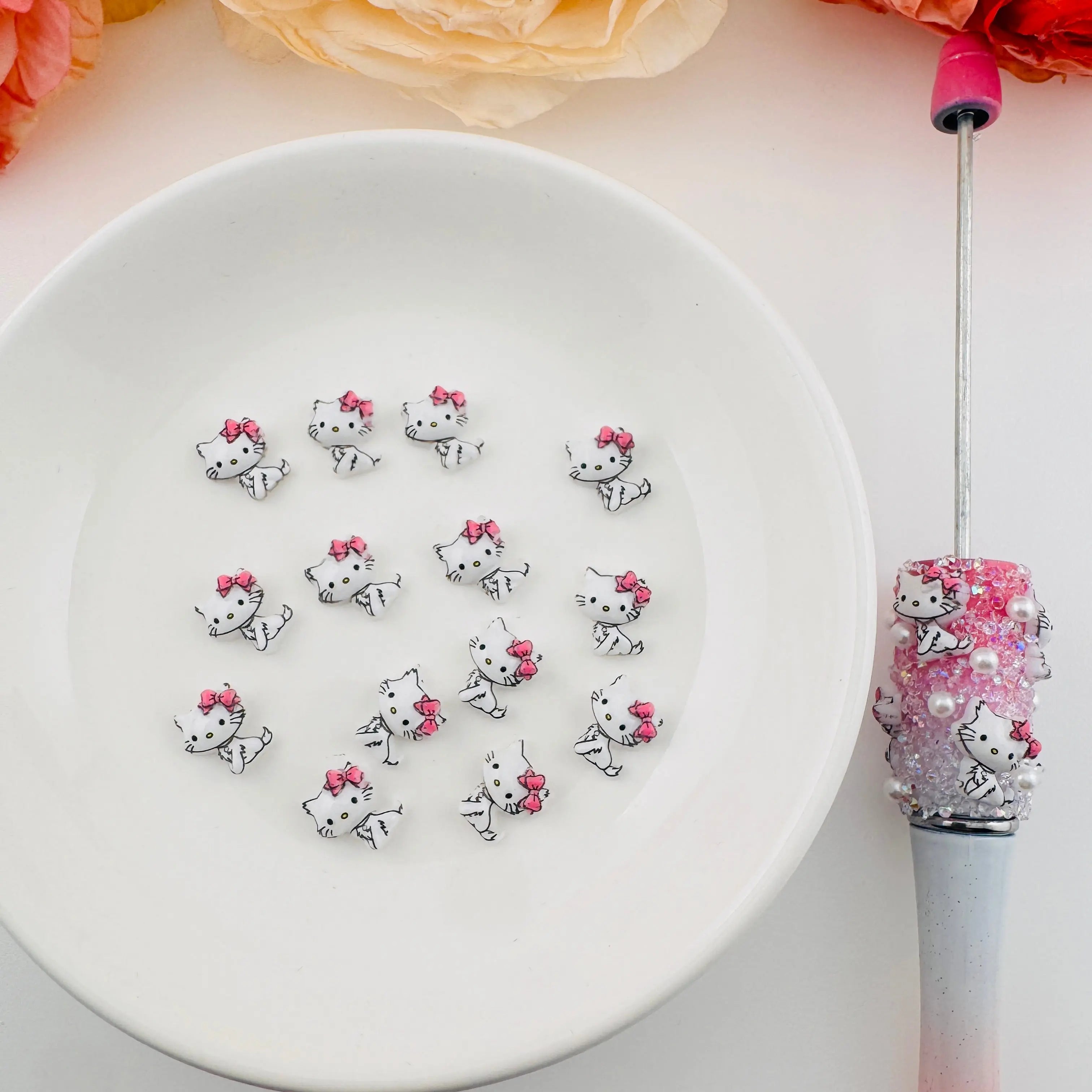 FS18281-About 9×10mm Nail Charms Zoe DIY Wholesale