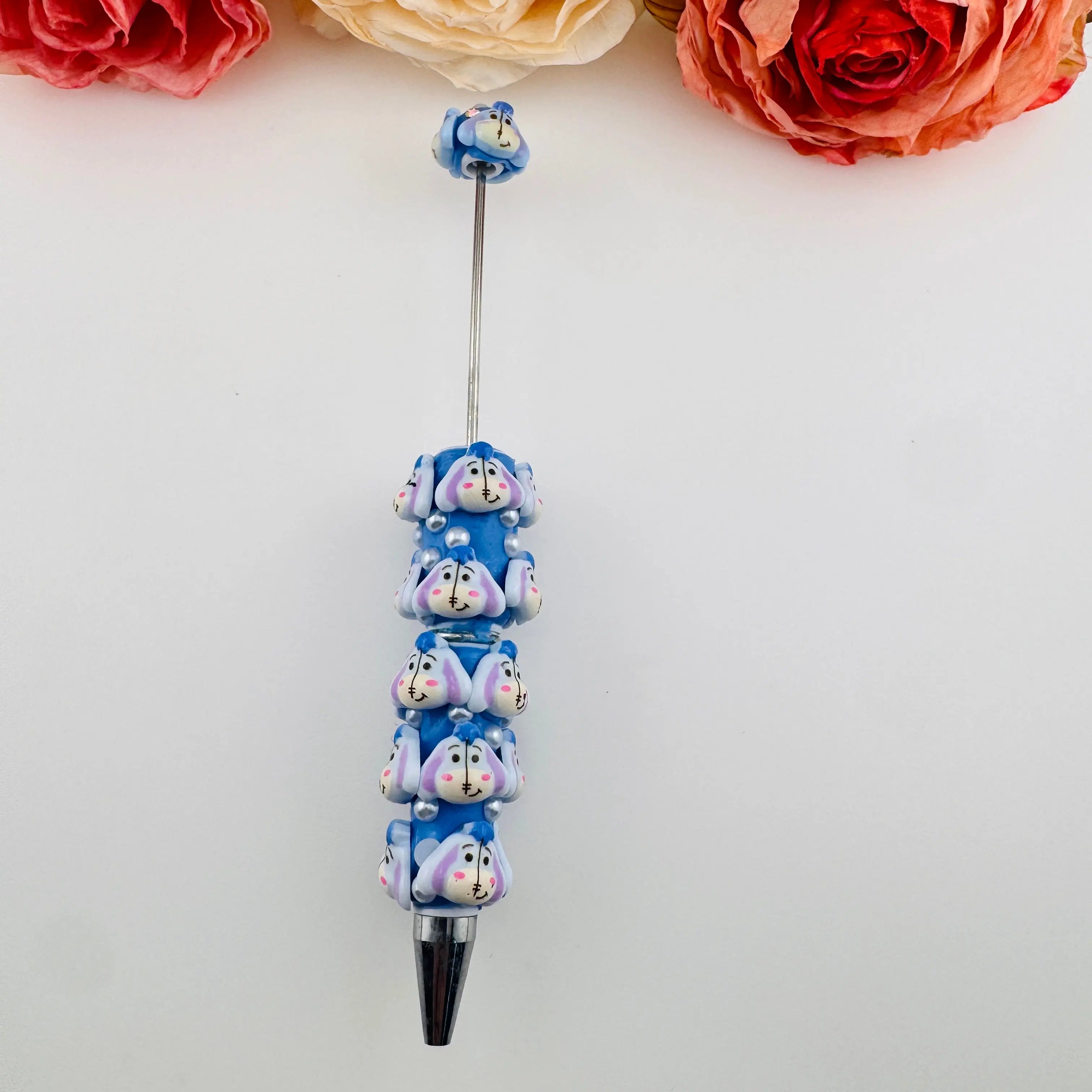 FS18793-Cute Cartoon Beadable Clay Pens Zoe DIY Wholesale