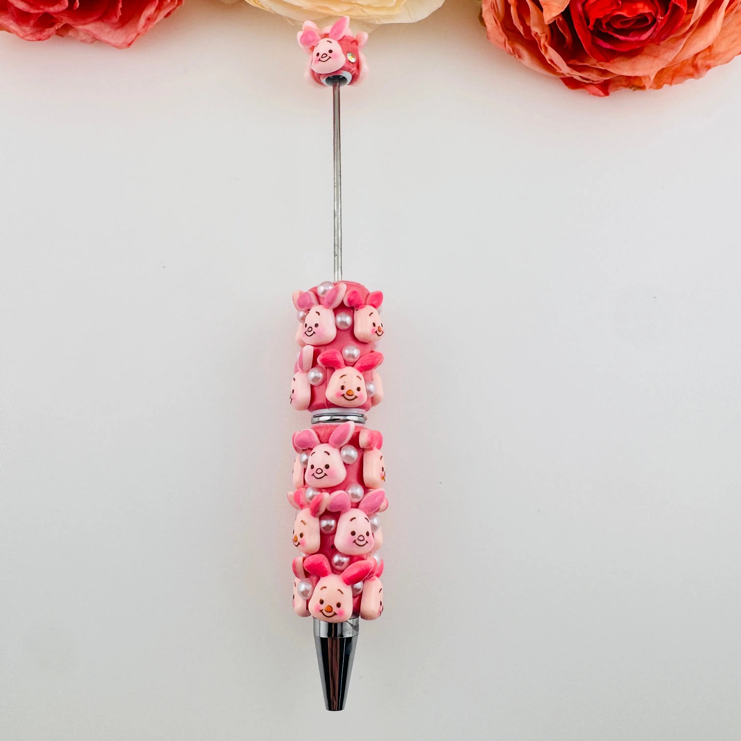 FS18793-Cute Cartoon Beadable Clay Pens Zoe DIY Wholesale