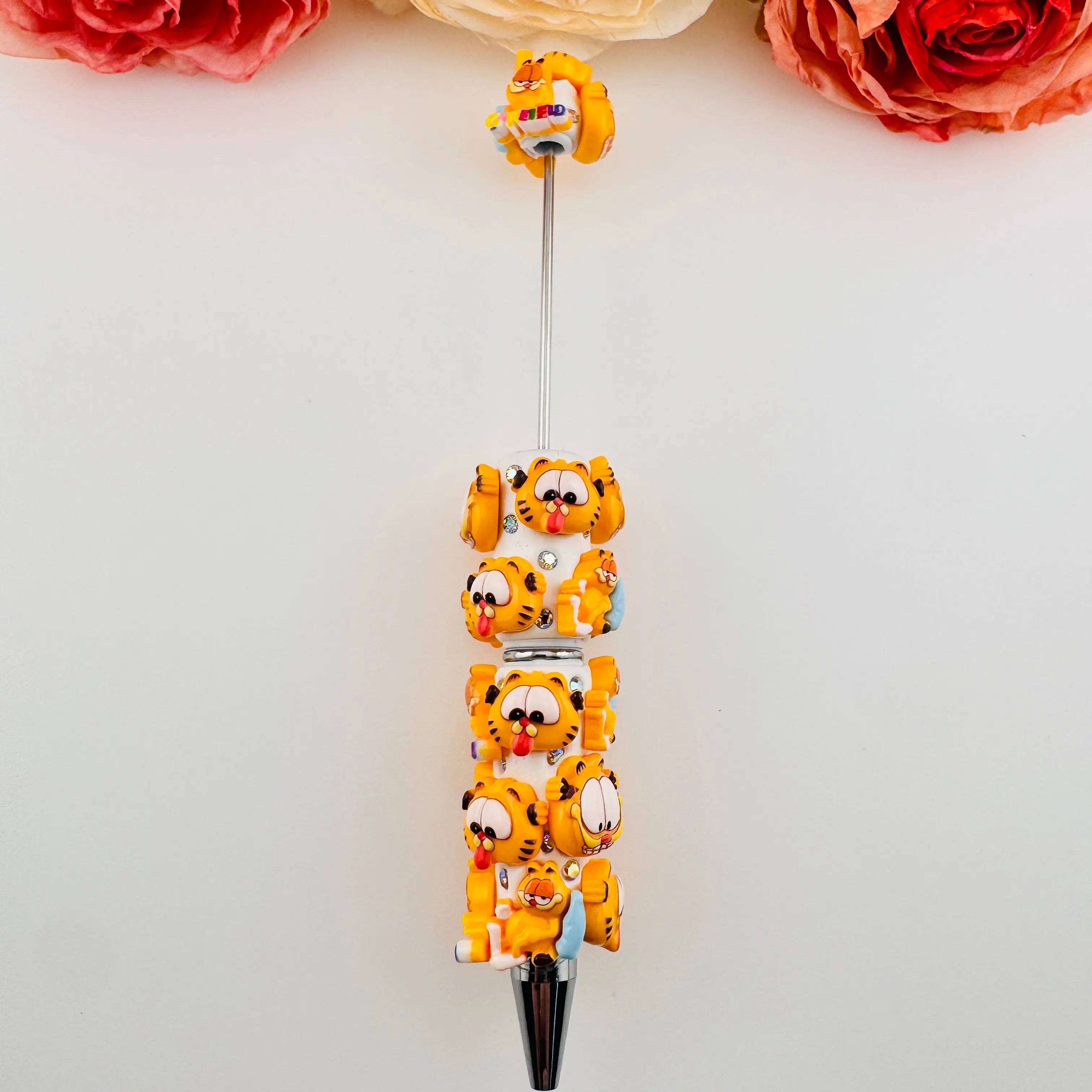 FS18793-Cute Cartoon Beadable Clay Pens Zoe DIY Wholesale