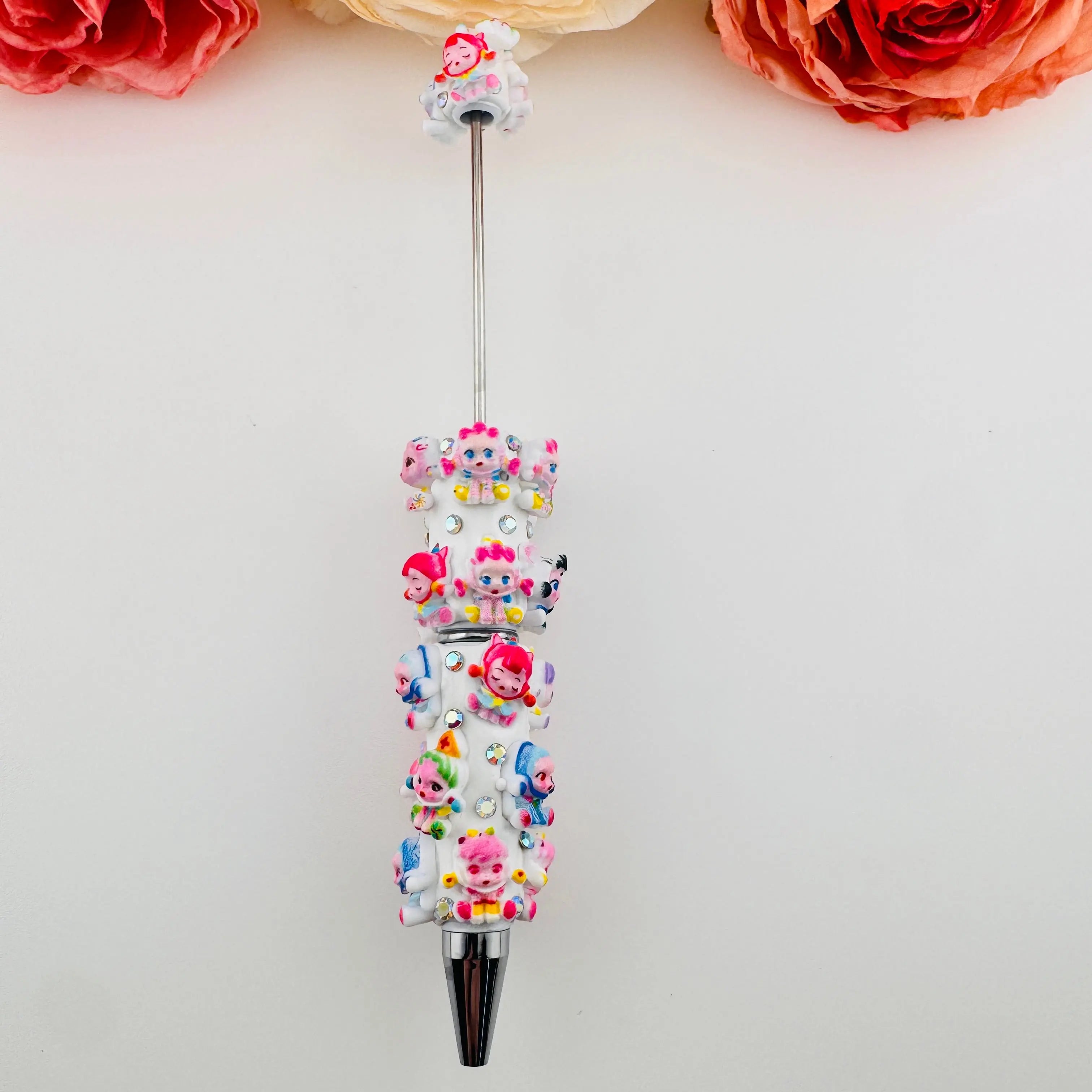 FS18793-Cute Cartoon Beadable Clay Pens Zoe DIY Wholesale