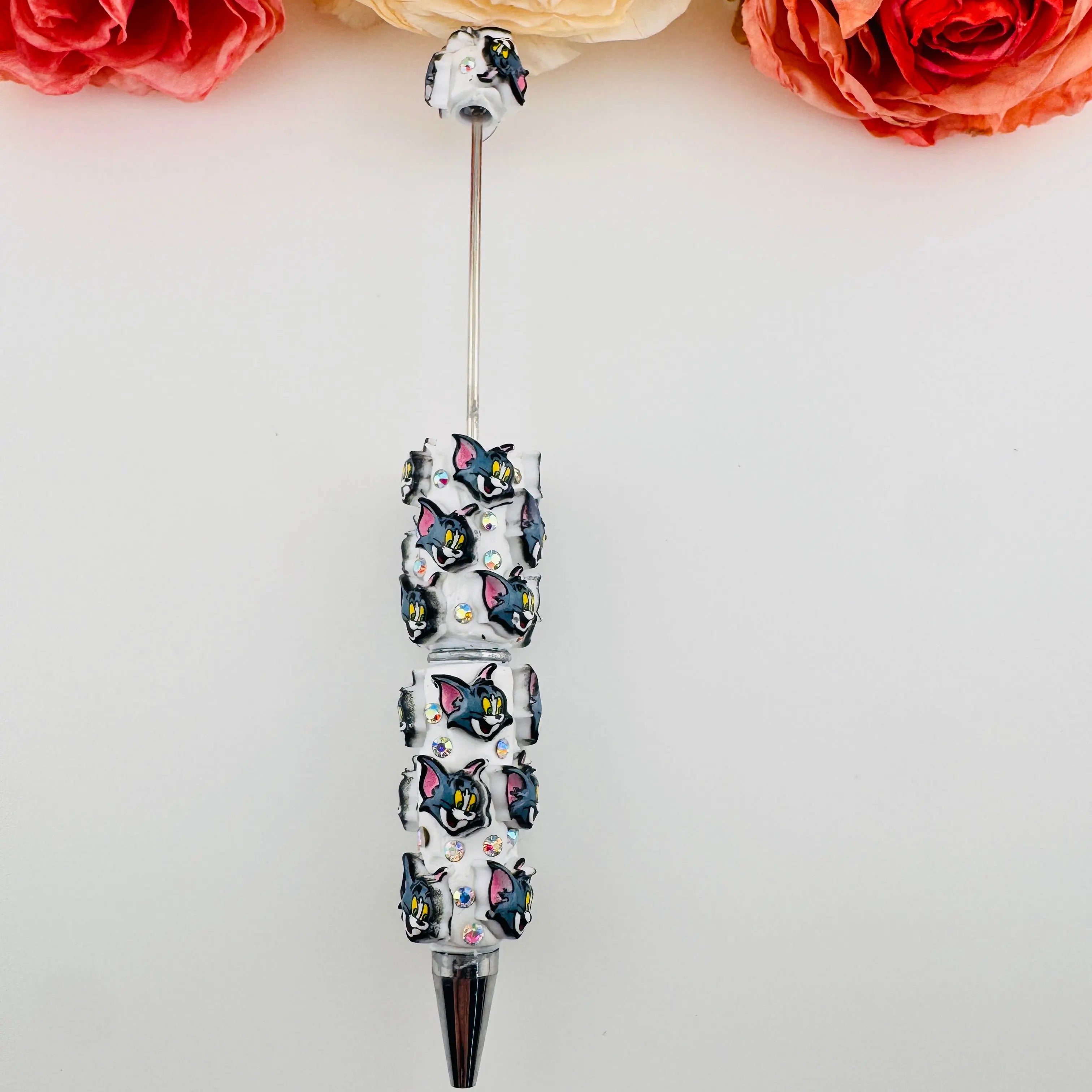 FS18793-Cute Cartoon Beadable Clay Pens Zoe DIY Wholesale