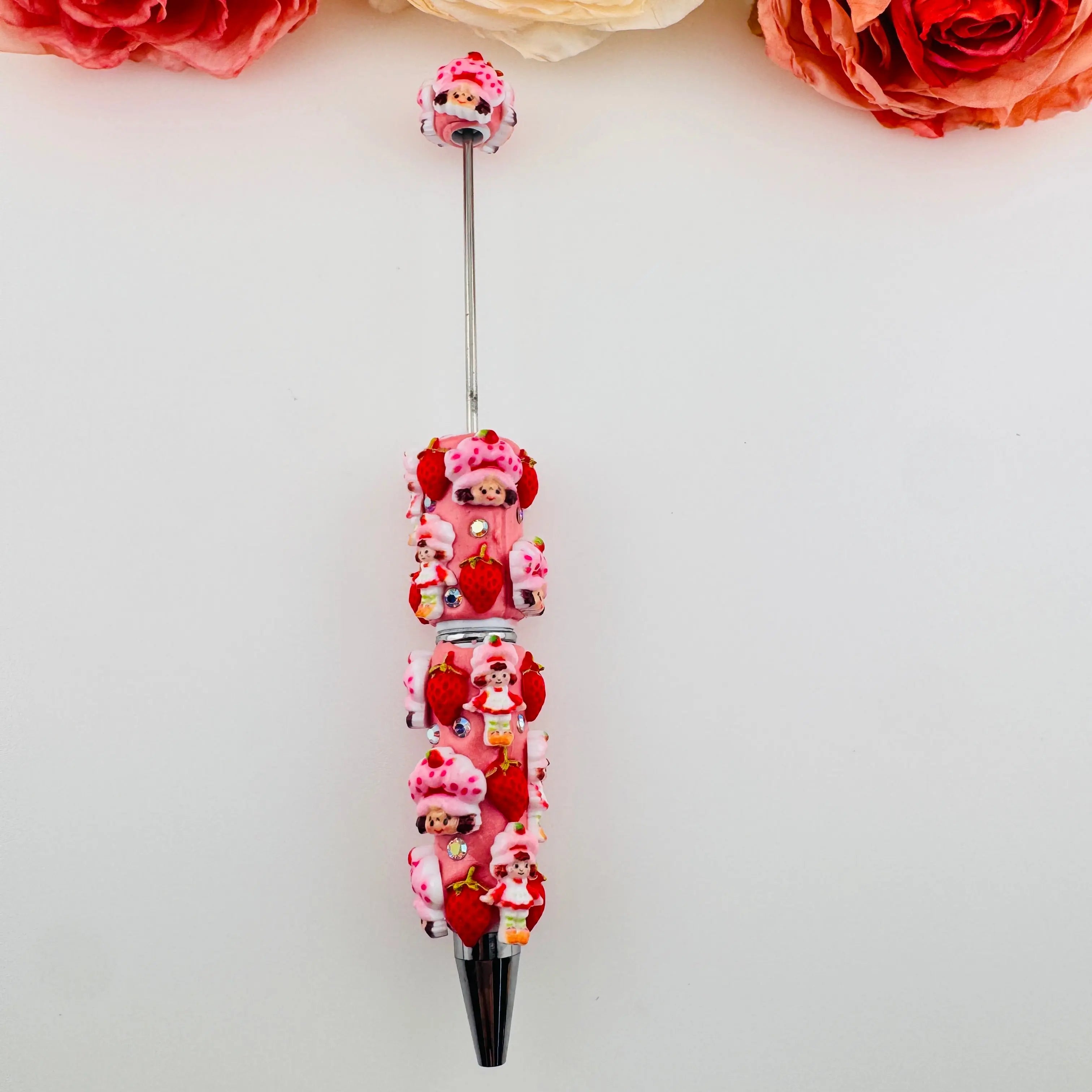 FS18793-Cute Cartoon Beadable Clay Pens Zoe DIY Wholesale