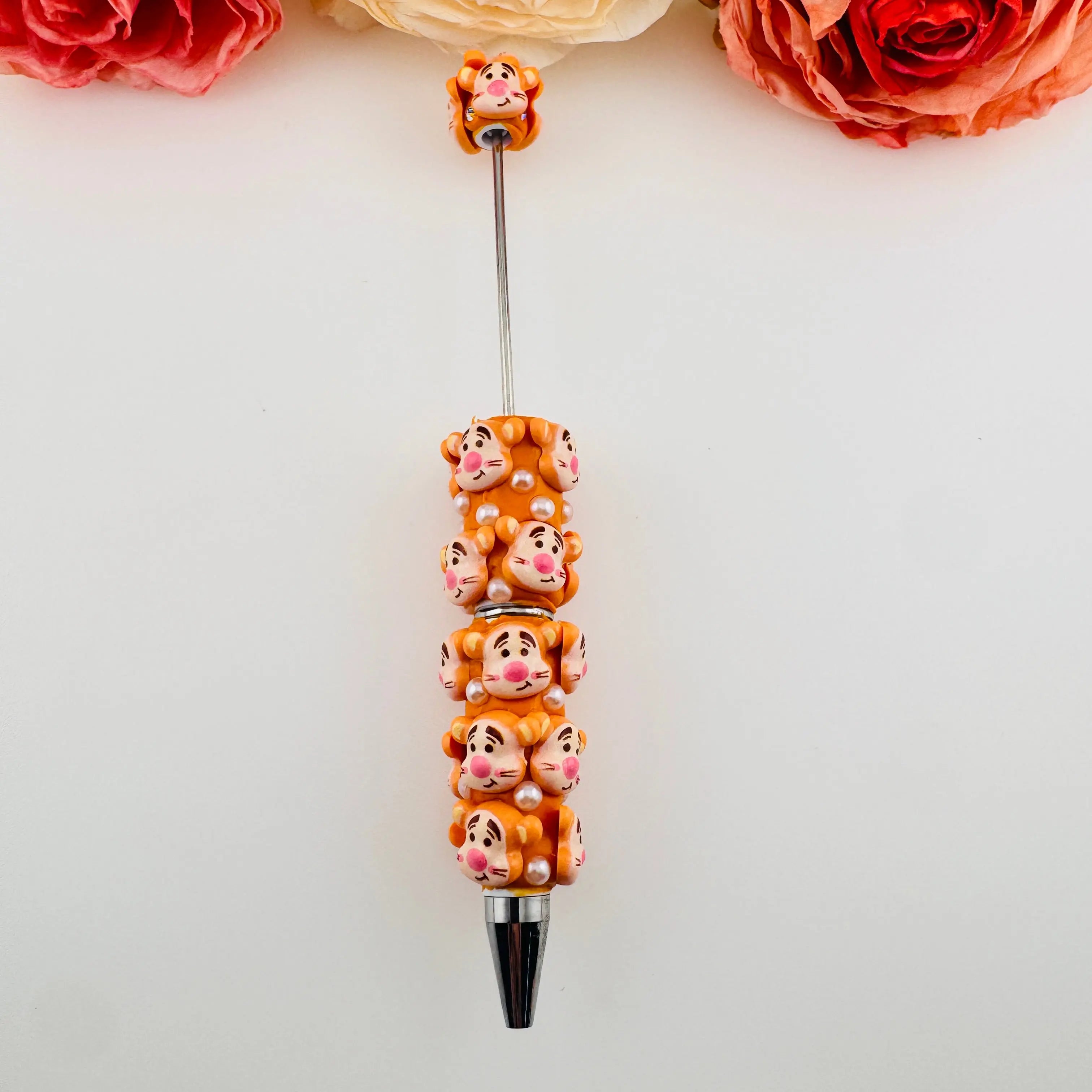 FS18793-Cute Cartoon Beadable Clay Pens Zoe DIY Wholesale