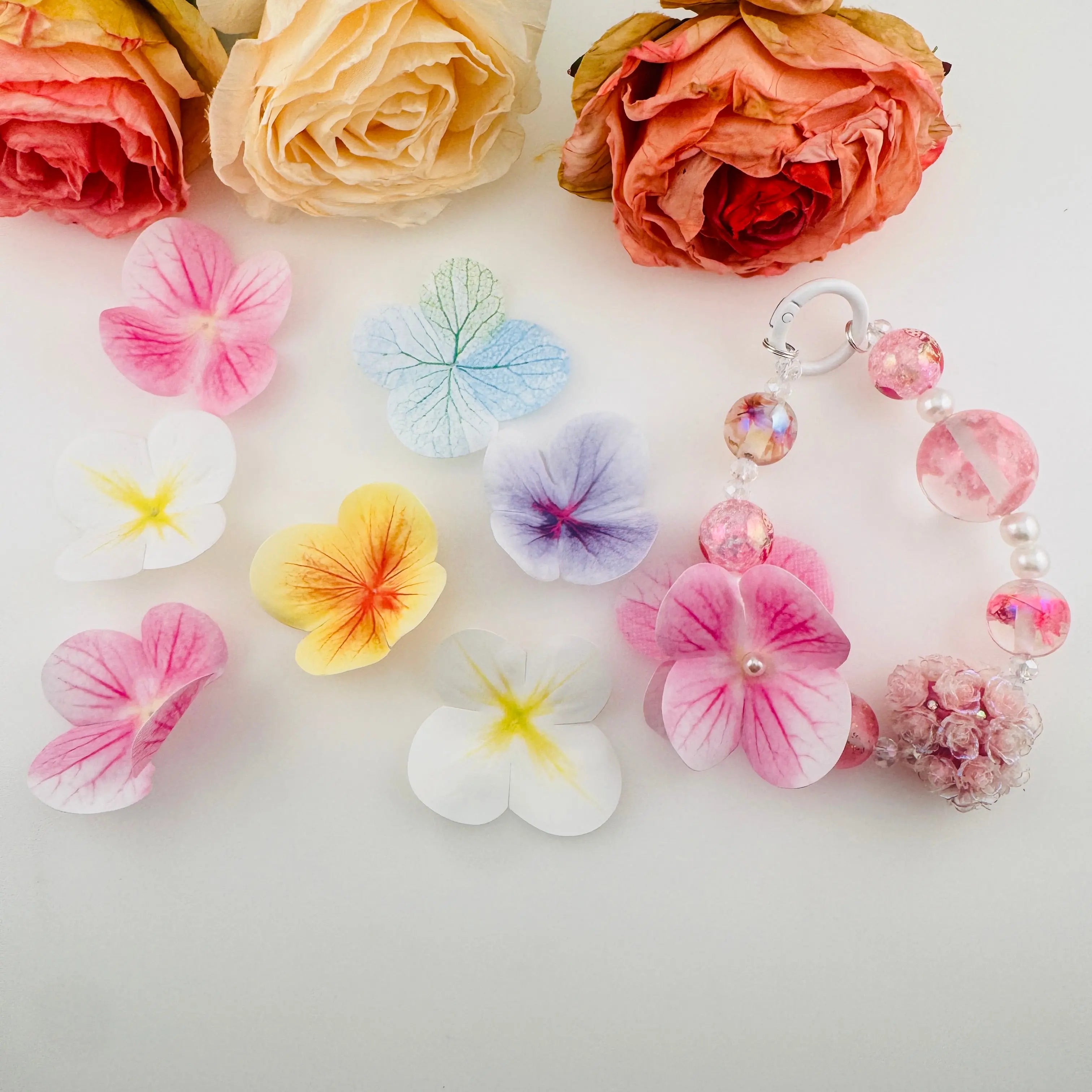 FS18874-About 30mm 3D Printed Farbic Zoe DIY Wholesale