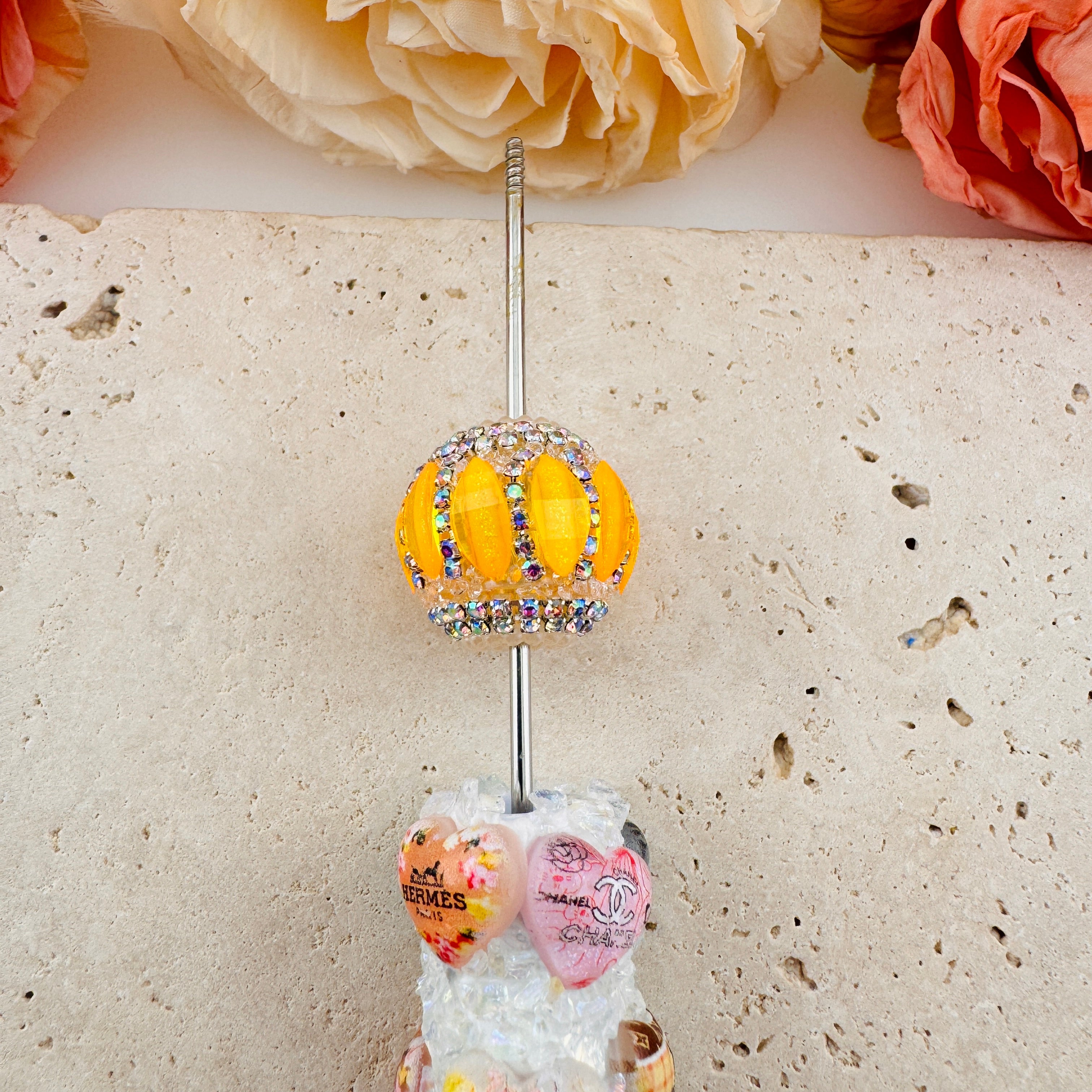 FS19148-About 20mm Latern Fancy Sugar Beads Zoe DIY Wholesale