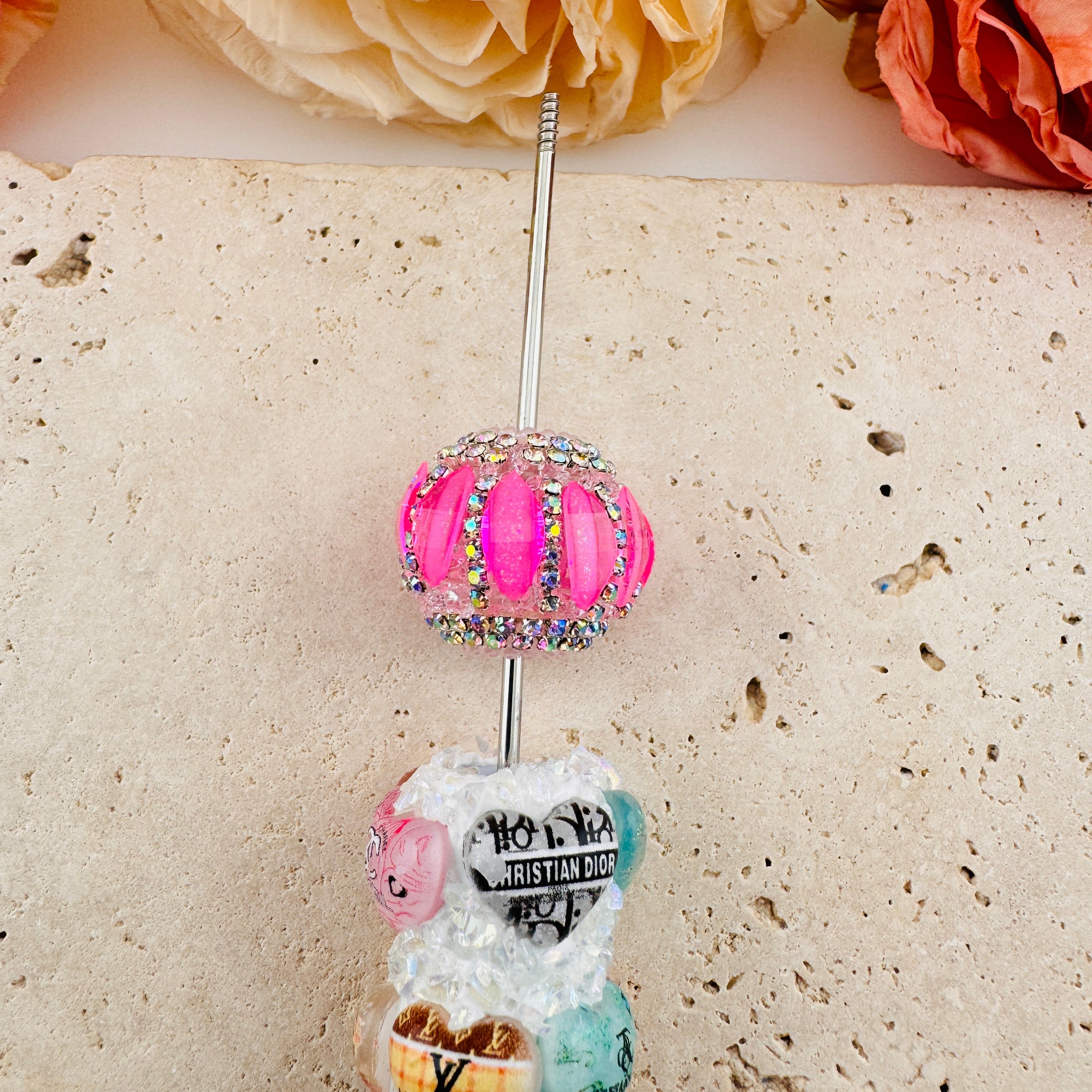 FS19148-About 20mm Latern Fancy Sugar Beads Zoe DIY Wholesale