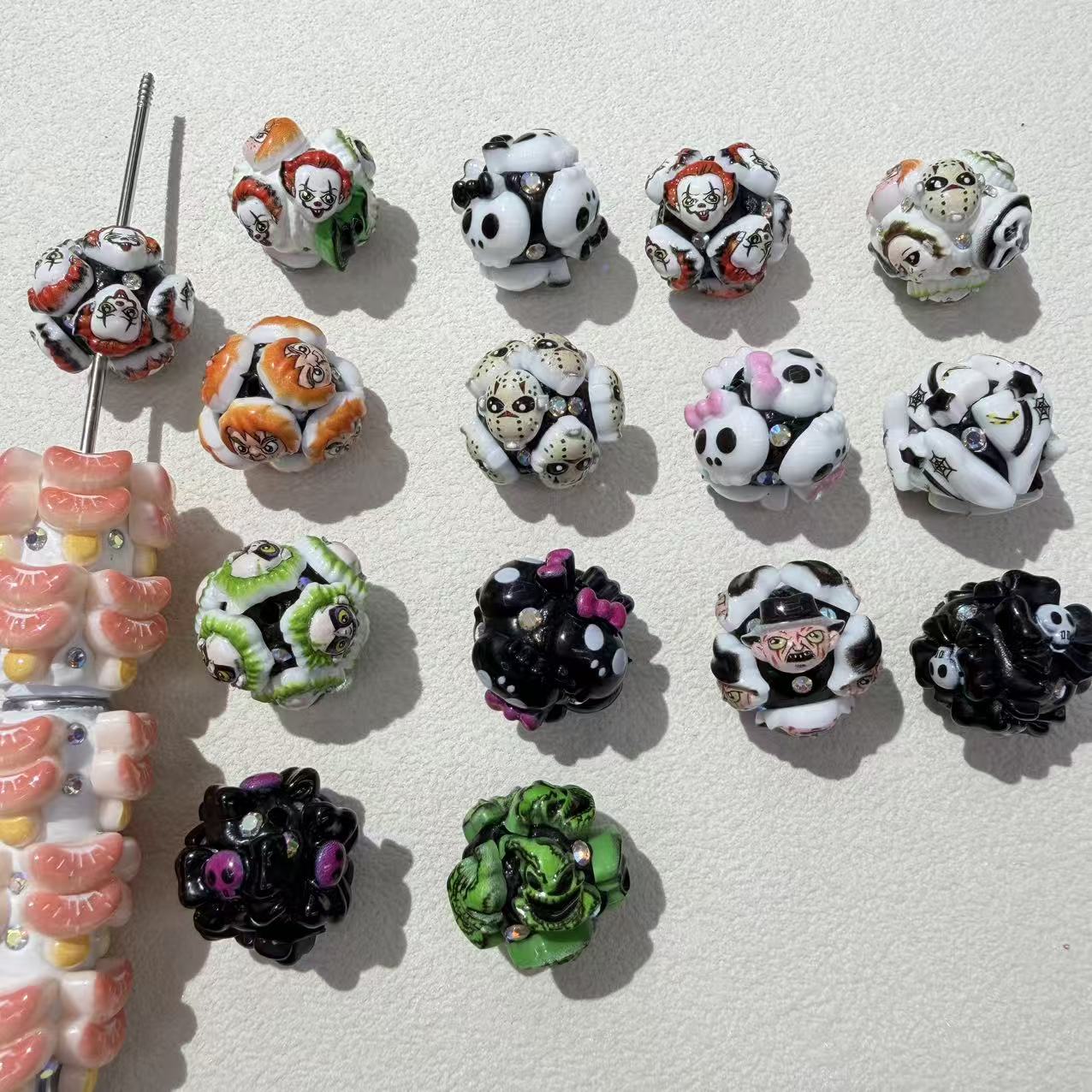 FS19185-About 22cm Halloween Horrible Beads Zoe DIY Wholesale