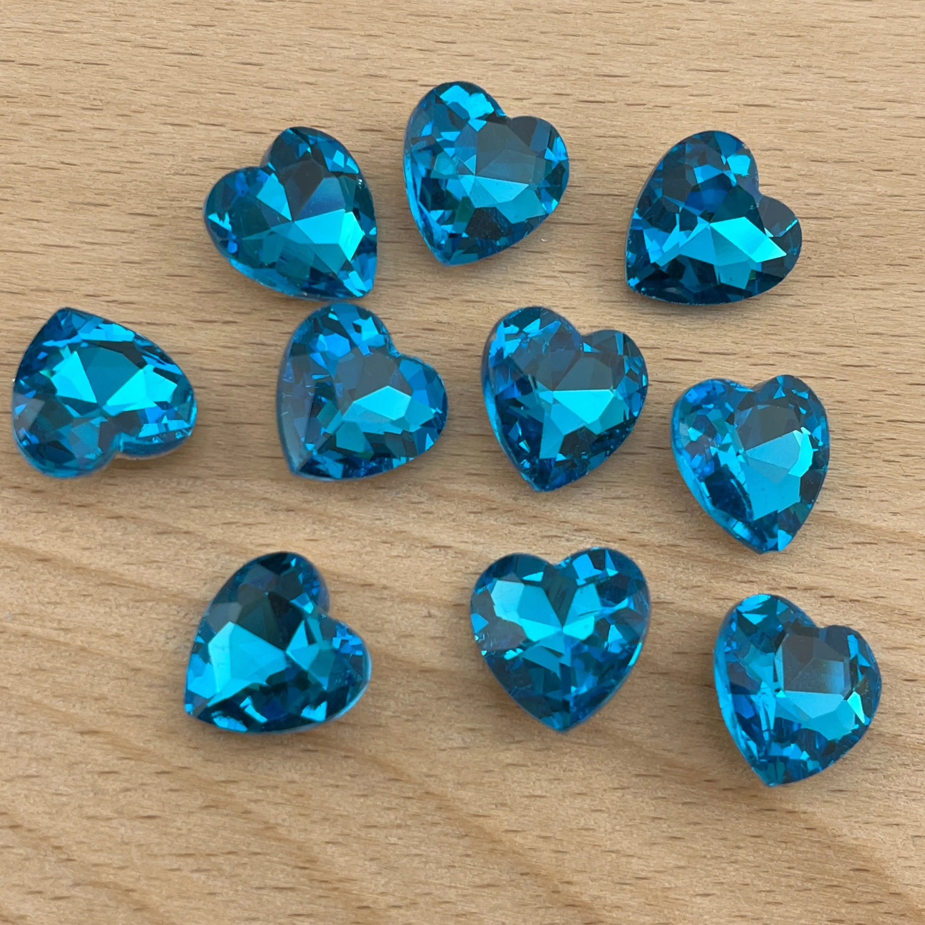 FS2243- 20PCS 14MM Heart diamond Zoe's DIY Shop