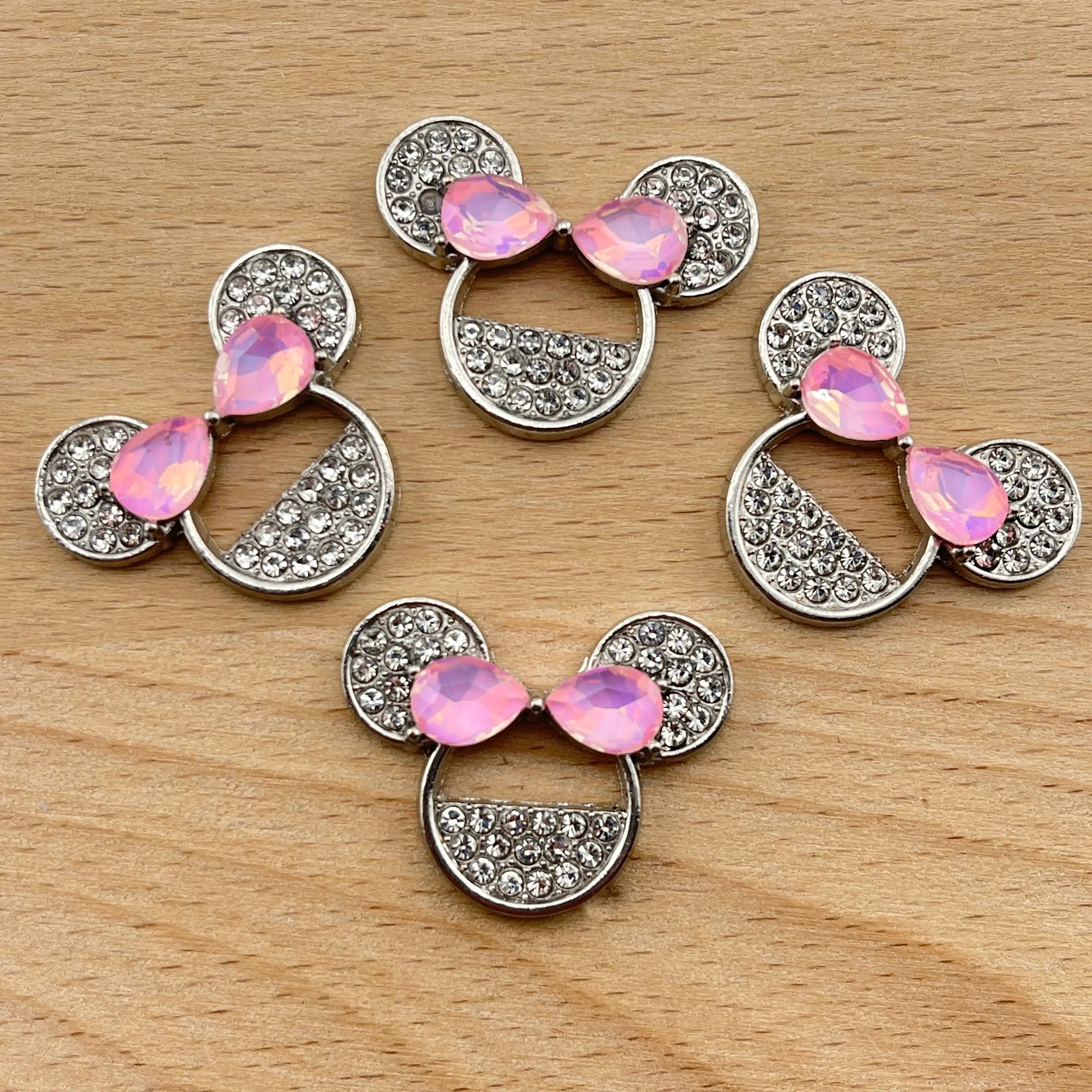 FS2288-5PCS Minnie head diamond alloy patch Zoe's DIY Shop