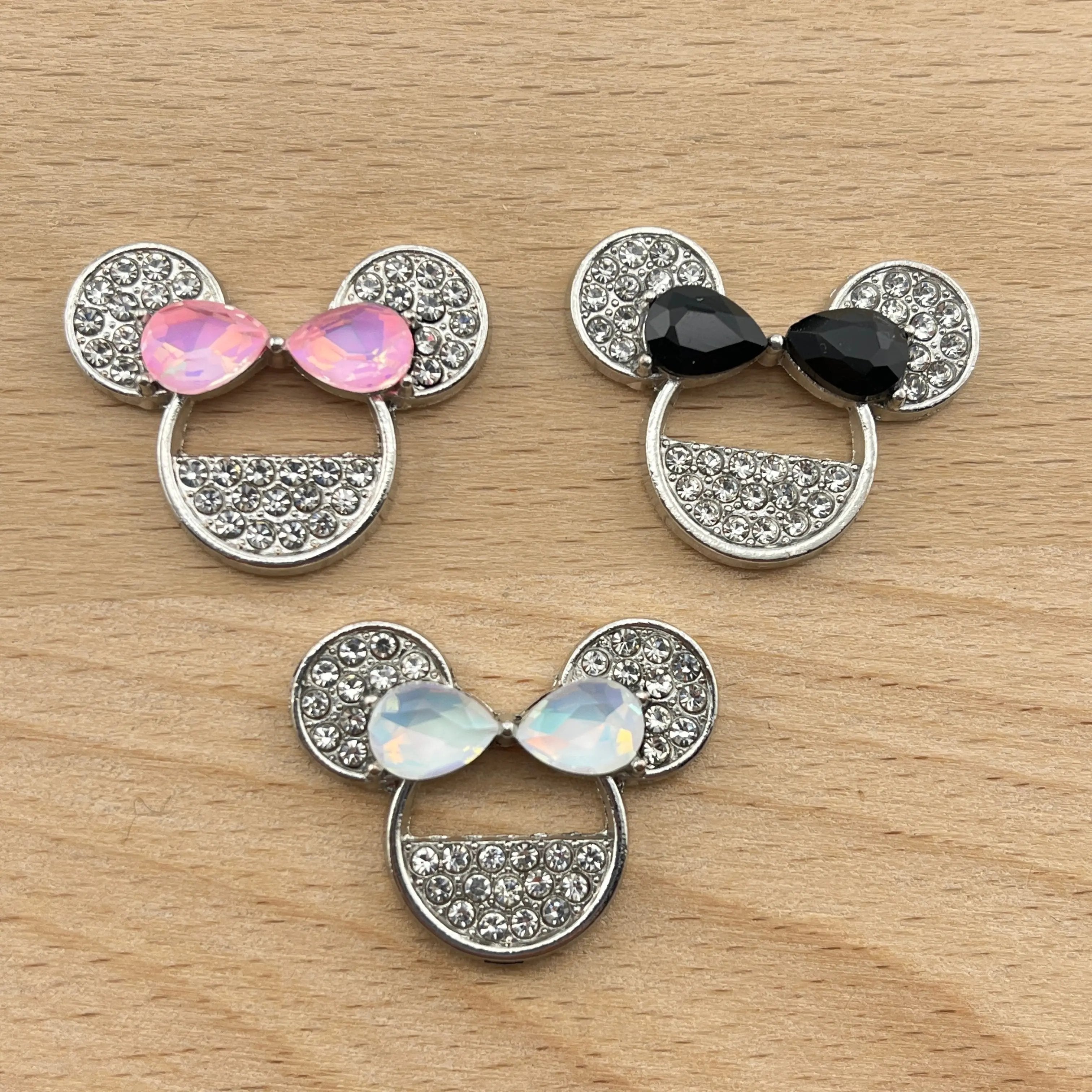 FS2288-5PCS Minnie head diamond alloy patch Zoe's DIY Shop