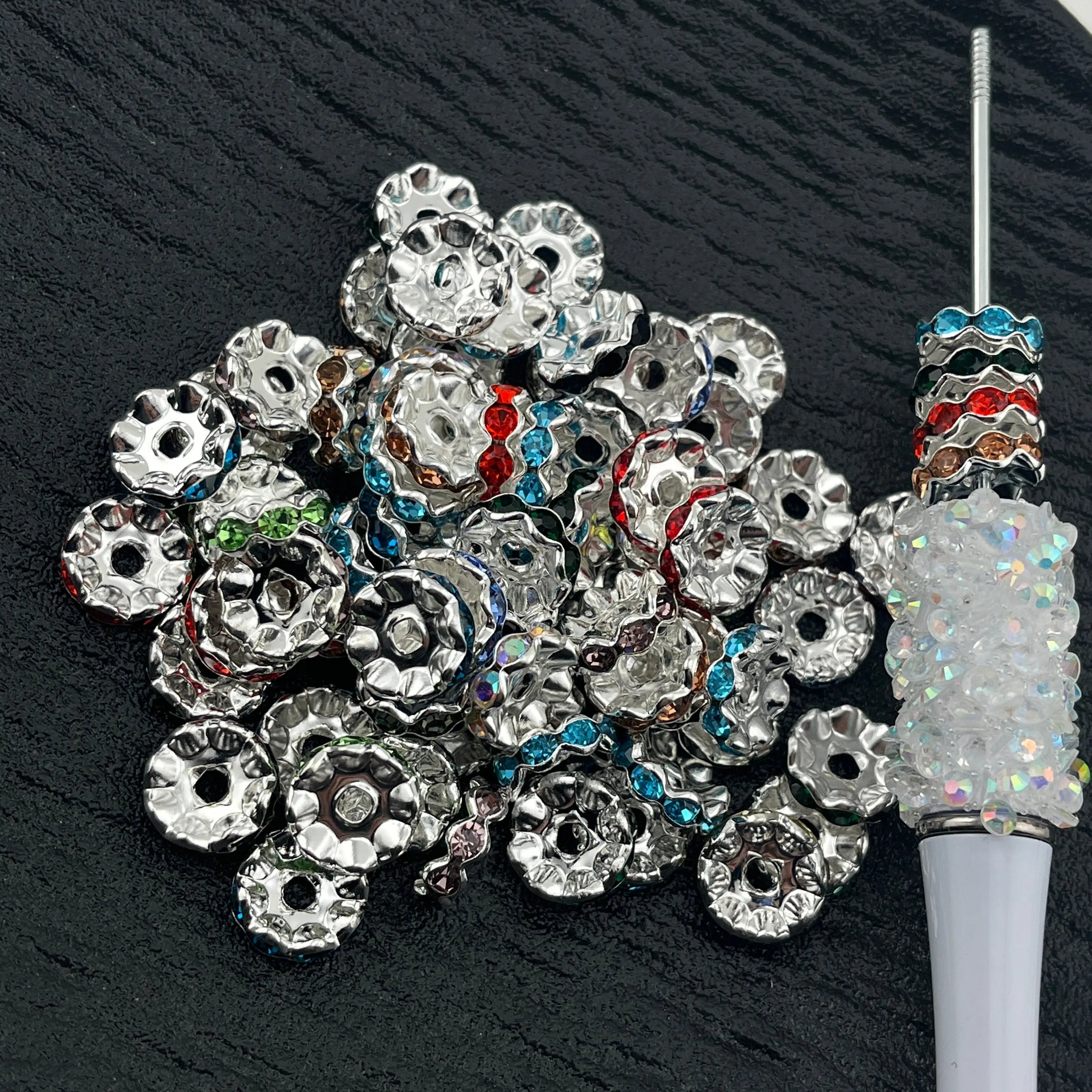 FS2350-100PCS 12MM Spacer Zoe's DIY Shop