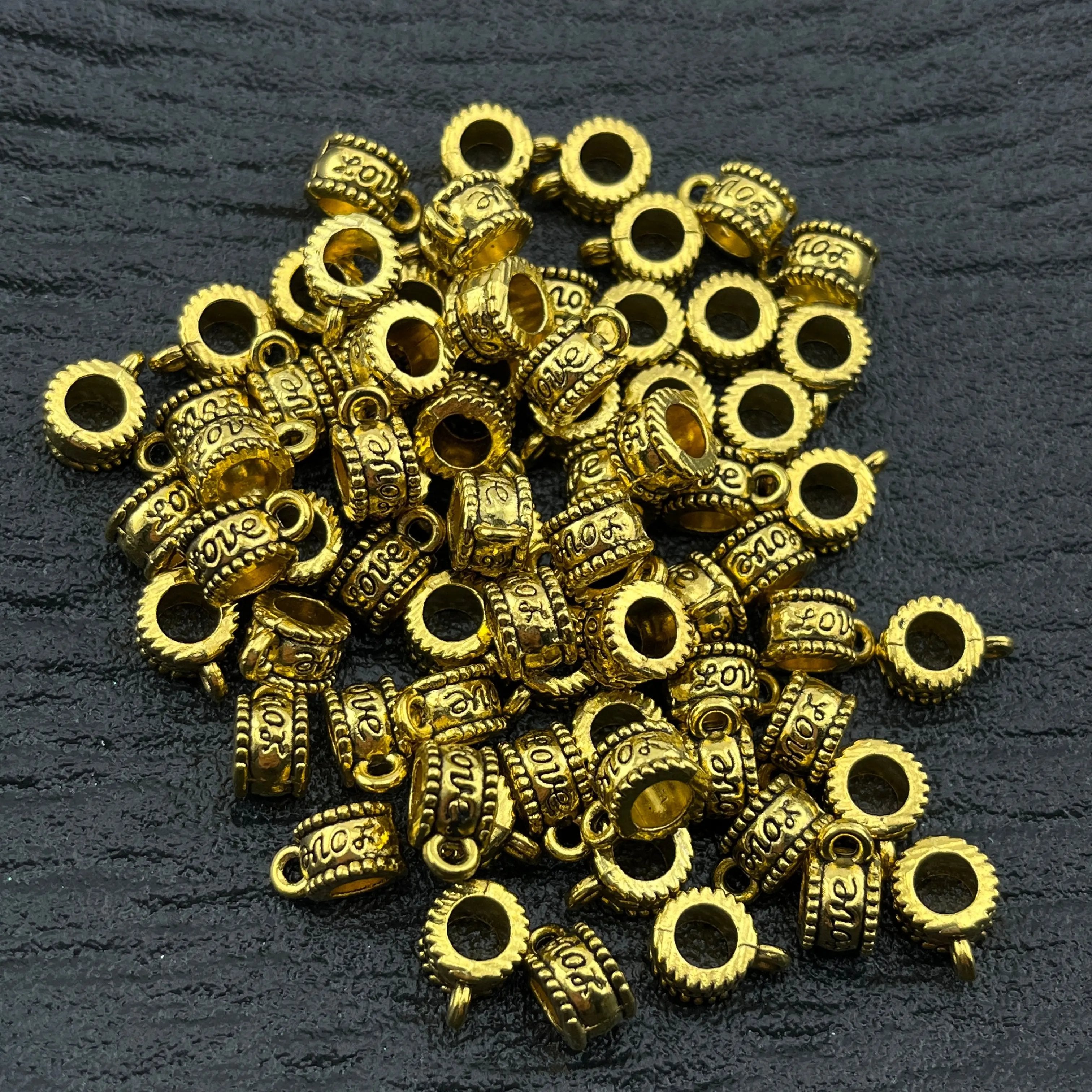 FS2351-100PCS Pendant spacer Zoe's DIY Shop
