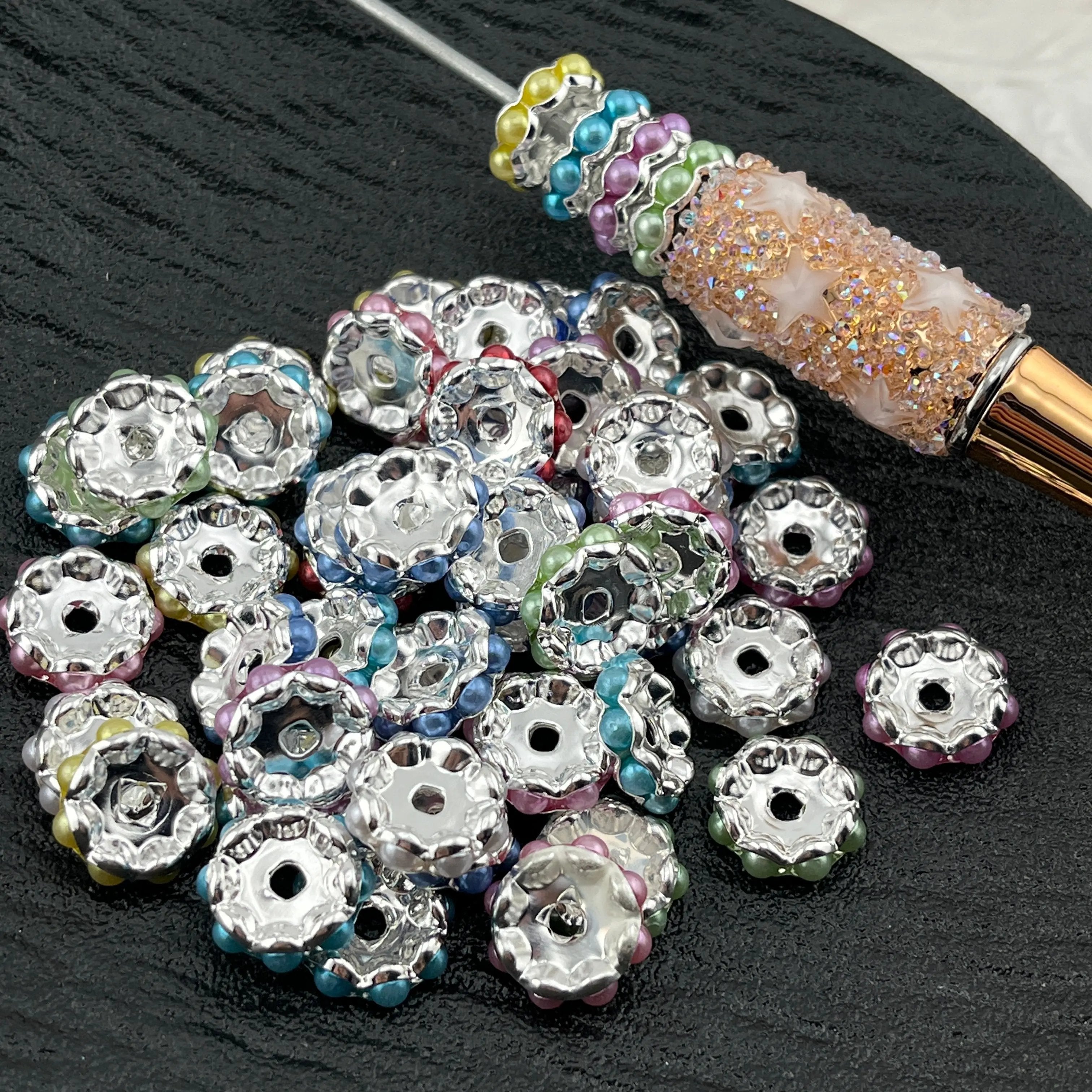 FS2489- 14MM Pearl spacer Zoe's DIY Shop