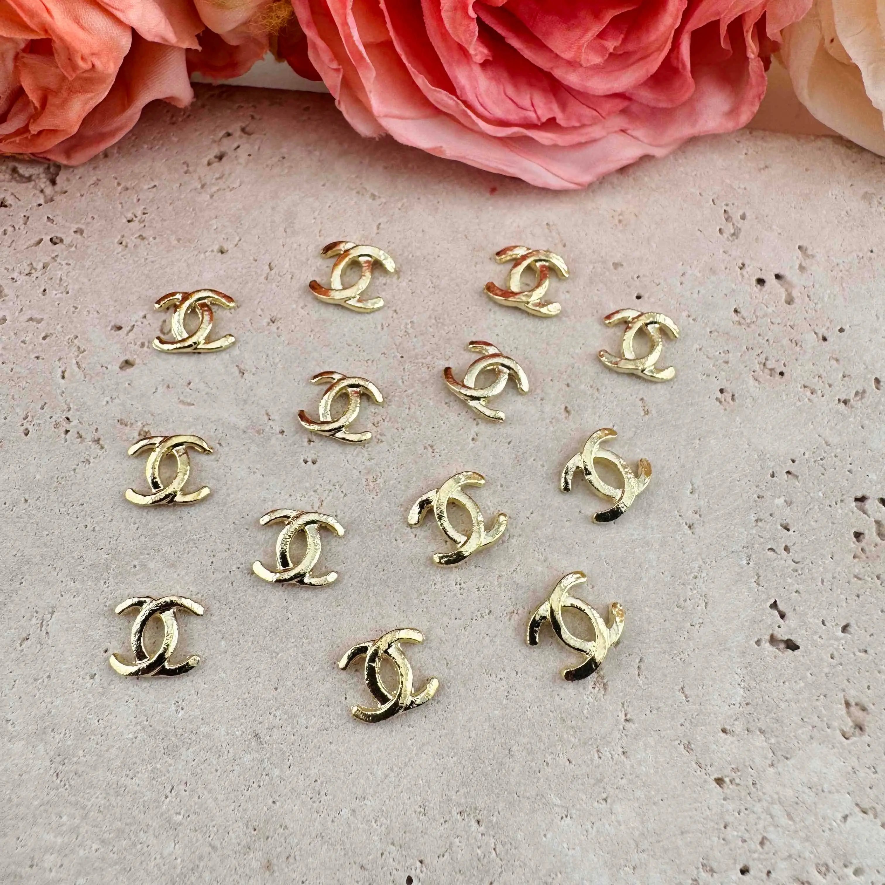 FS4551-7×8mm CC Metal Nail Charms Zoe DIY Wholesale