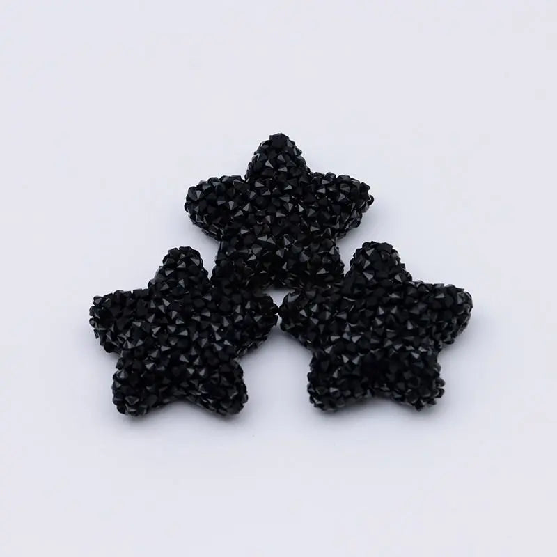 FS5153-About 21mm Star Sugar Beads (Hole is not for pen) Zoe DIY Wholesale