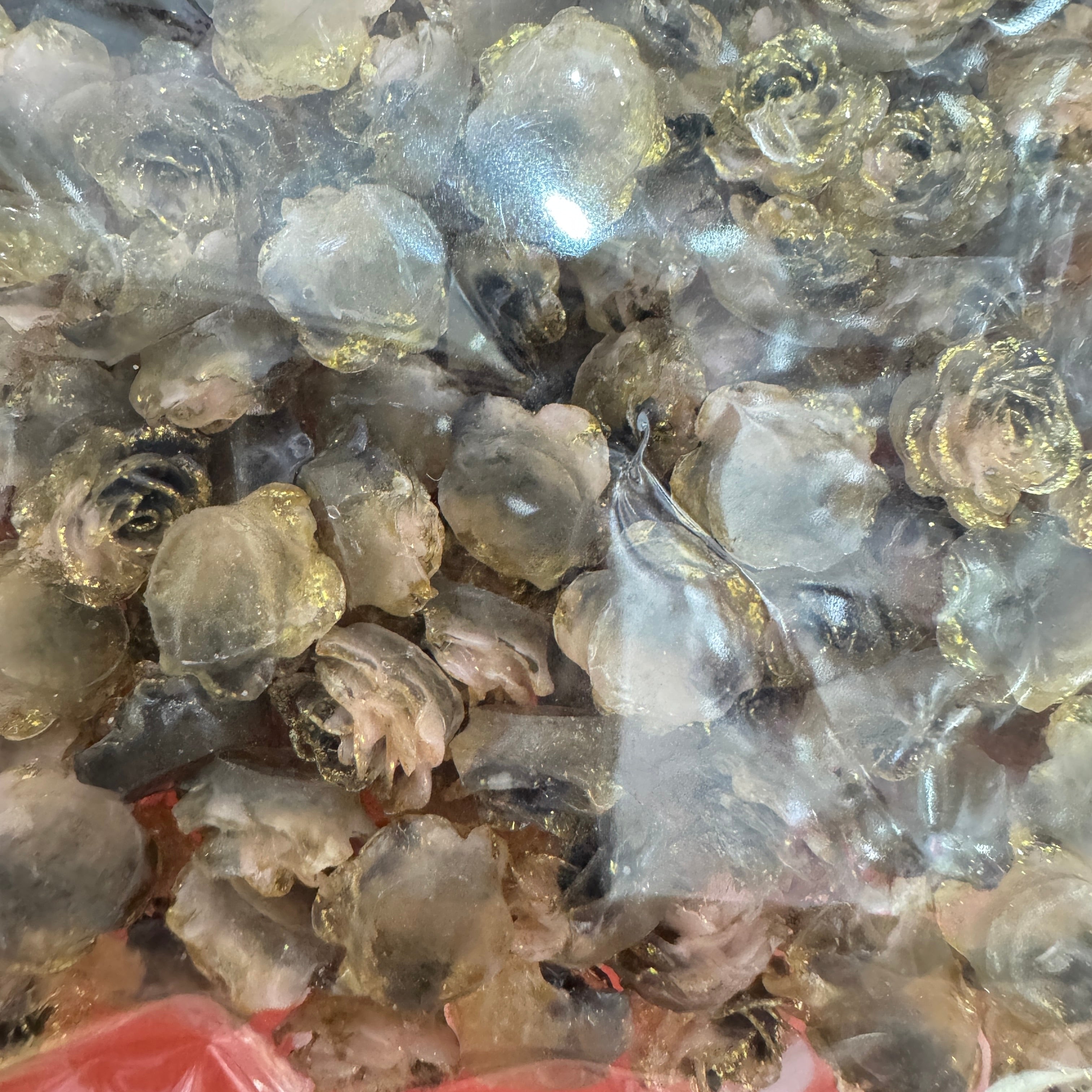 FS6263-300 Pieces Luminous Flower Charms Zoe DIY Wholesale