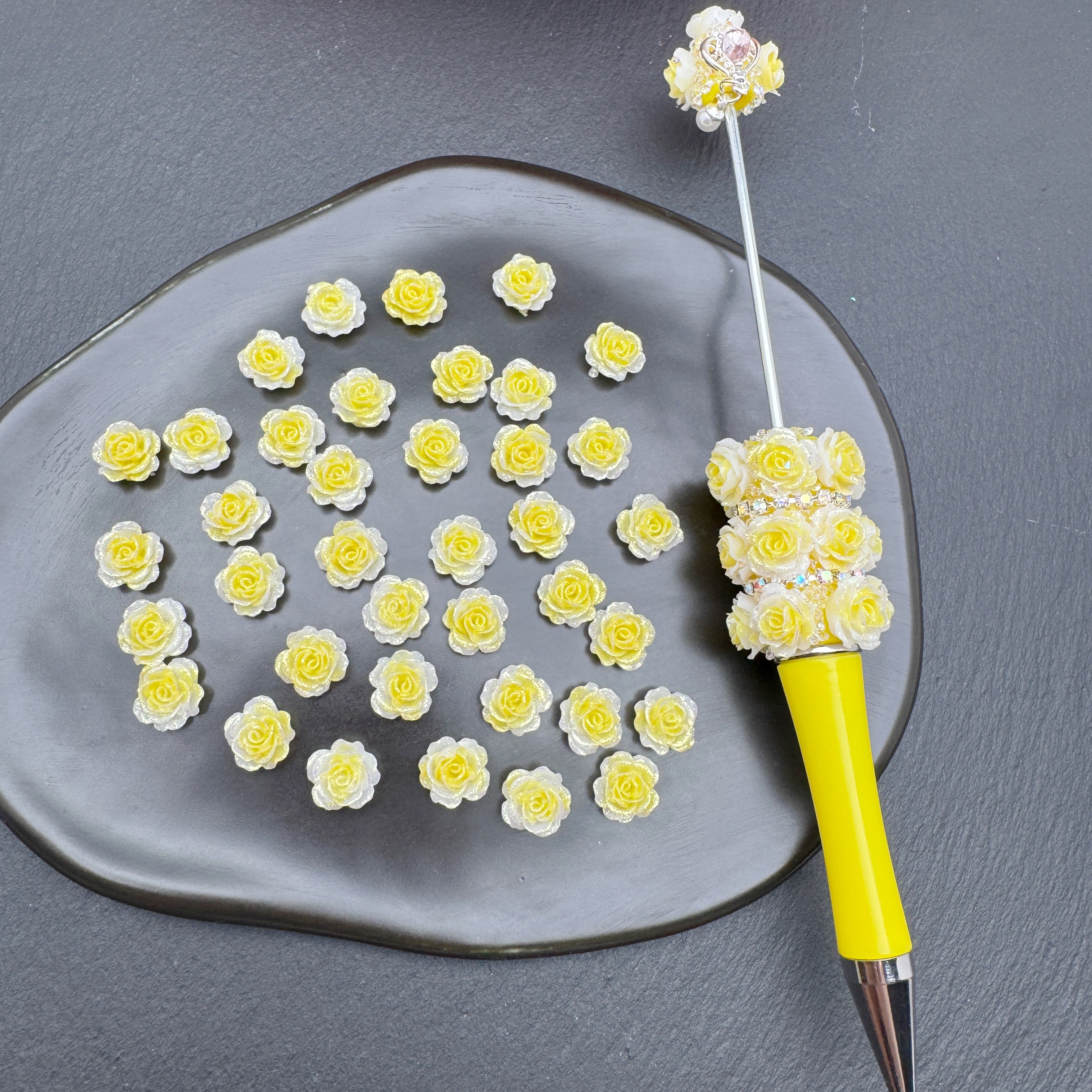 FS5044-10mm Soft Glowing Nail Charms For Making Fancy Beads Or Fancy Beadable Pens