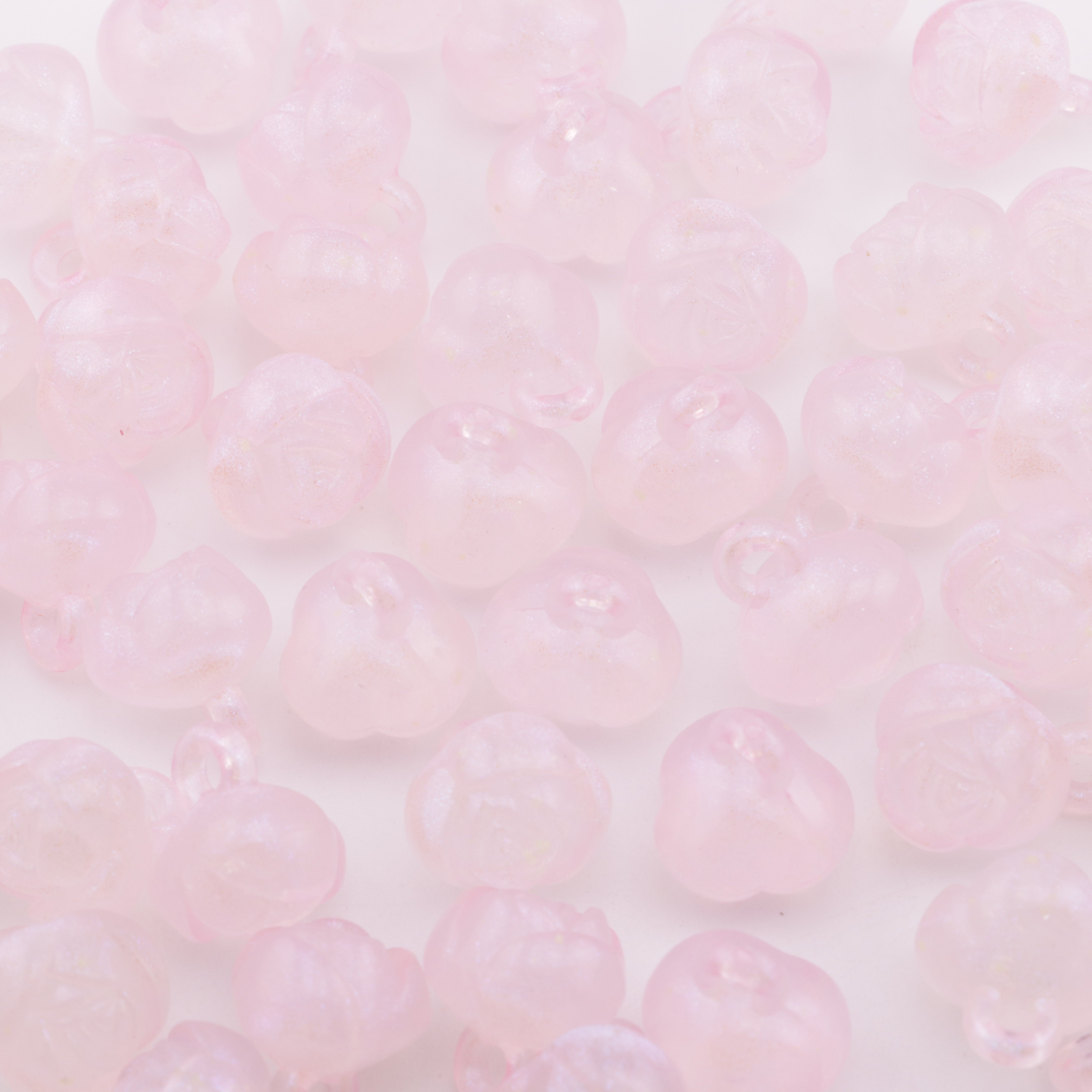 FS4106- 14mm Glowing Rose Beads Charms, Glowing And Sparkling Rose Car Hanging Pendant Beads