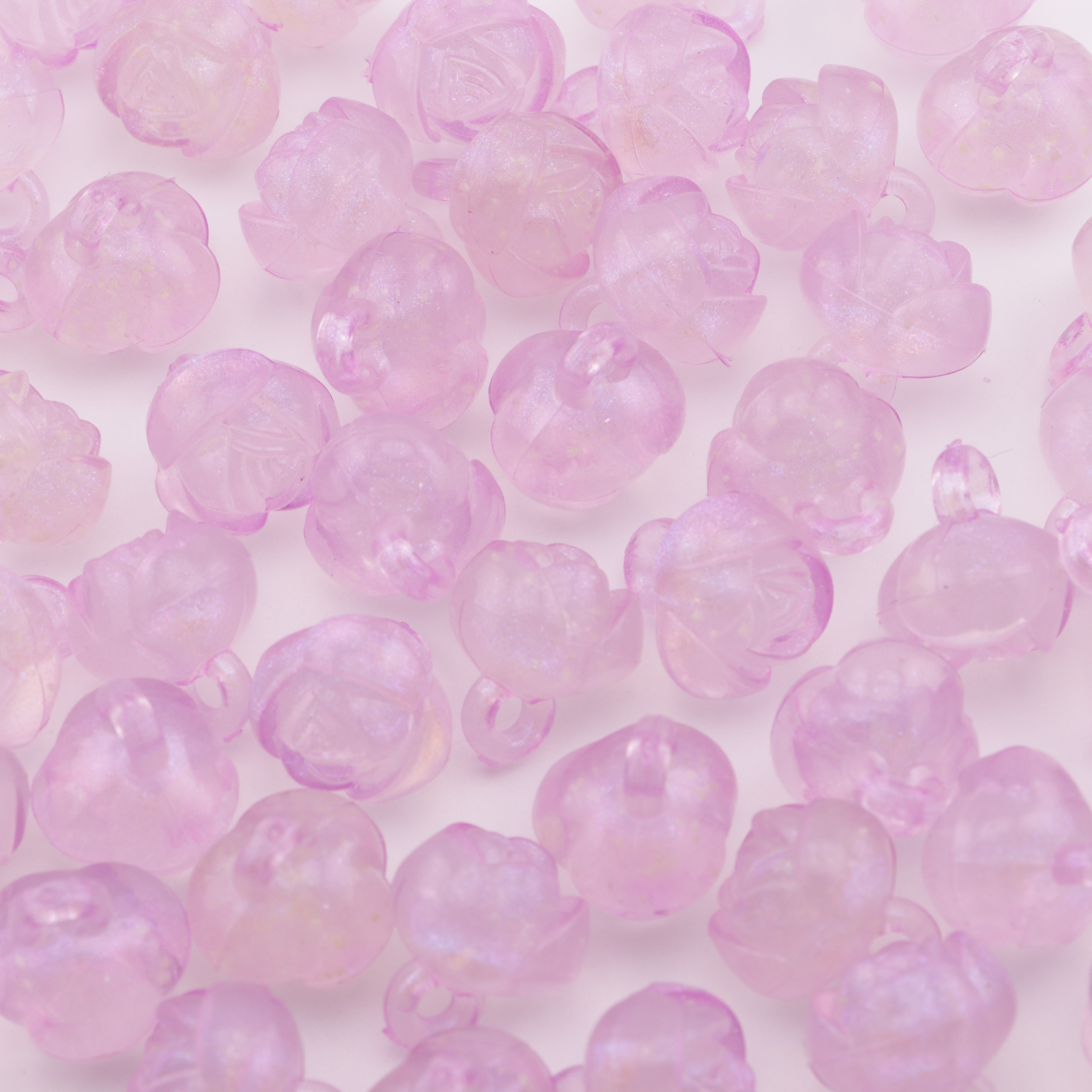 FS4106- 14mm Glowing Rose Beads Charms, Glowing And Sparkling Rose Car Hanging Pendant Beads
