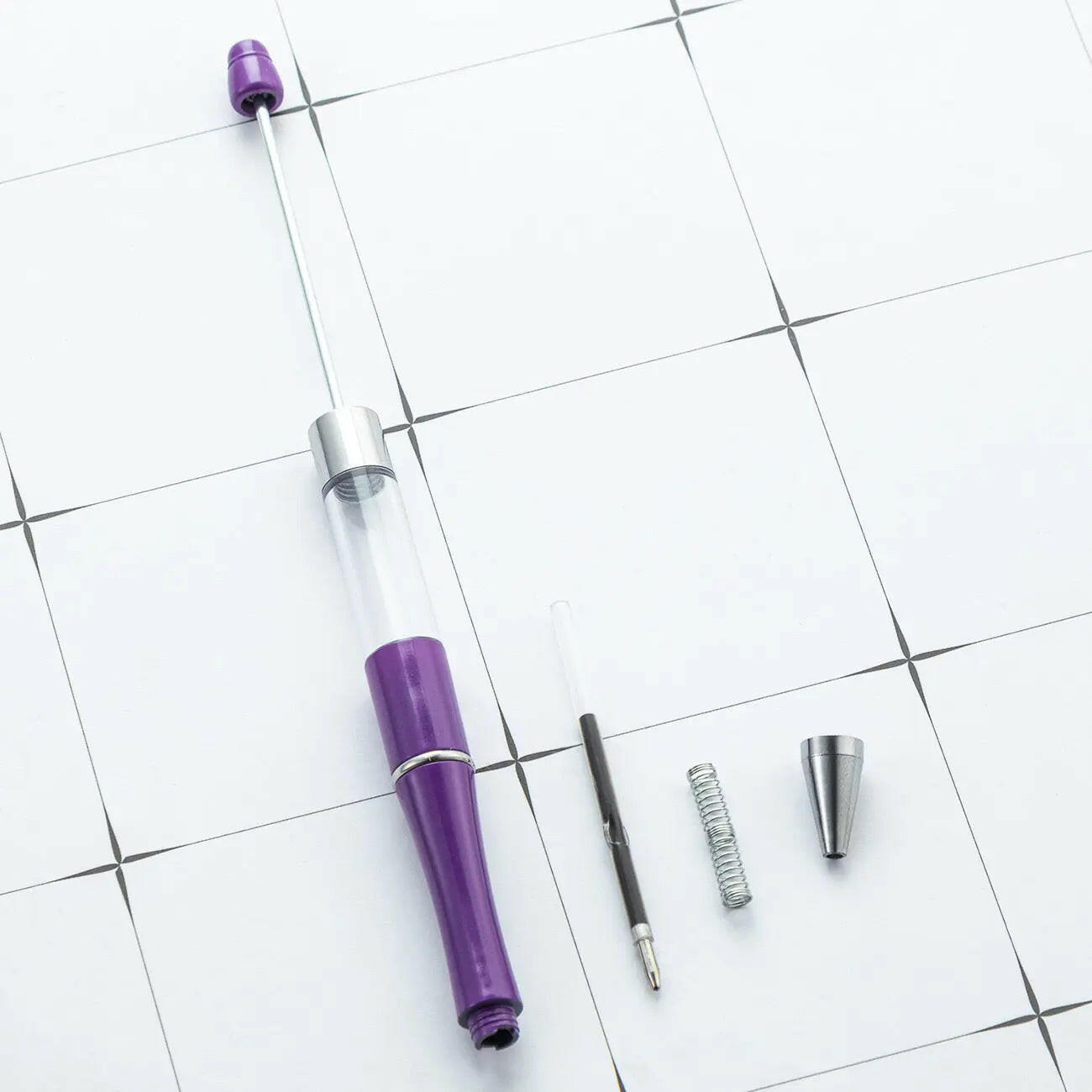 FS1532-Beadable Pen With Tube Zoe's DIY Shop