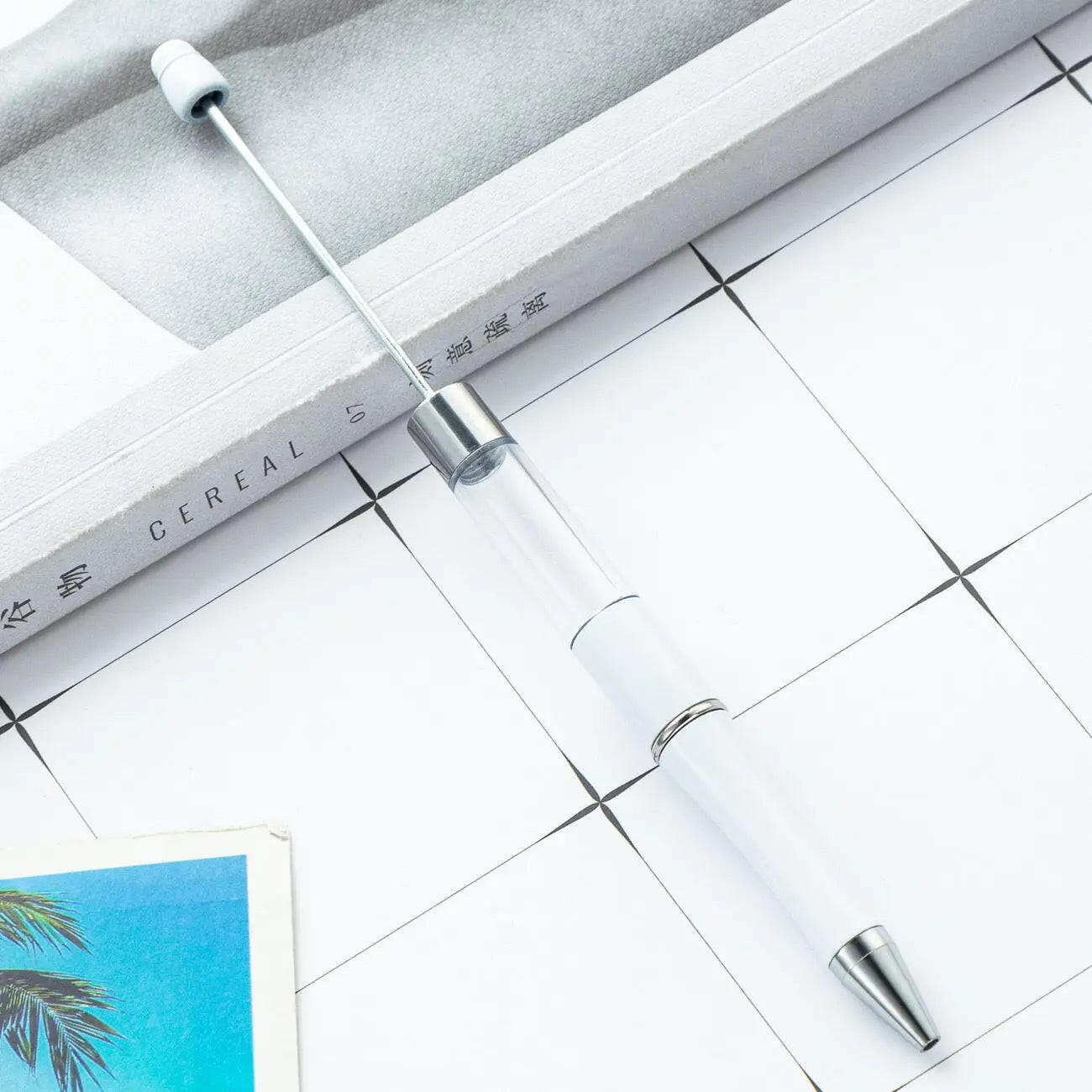 FS1532-Beadable Pen With Tube Zoe's DIY Shop