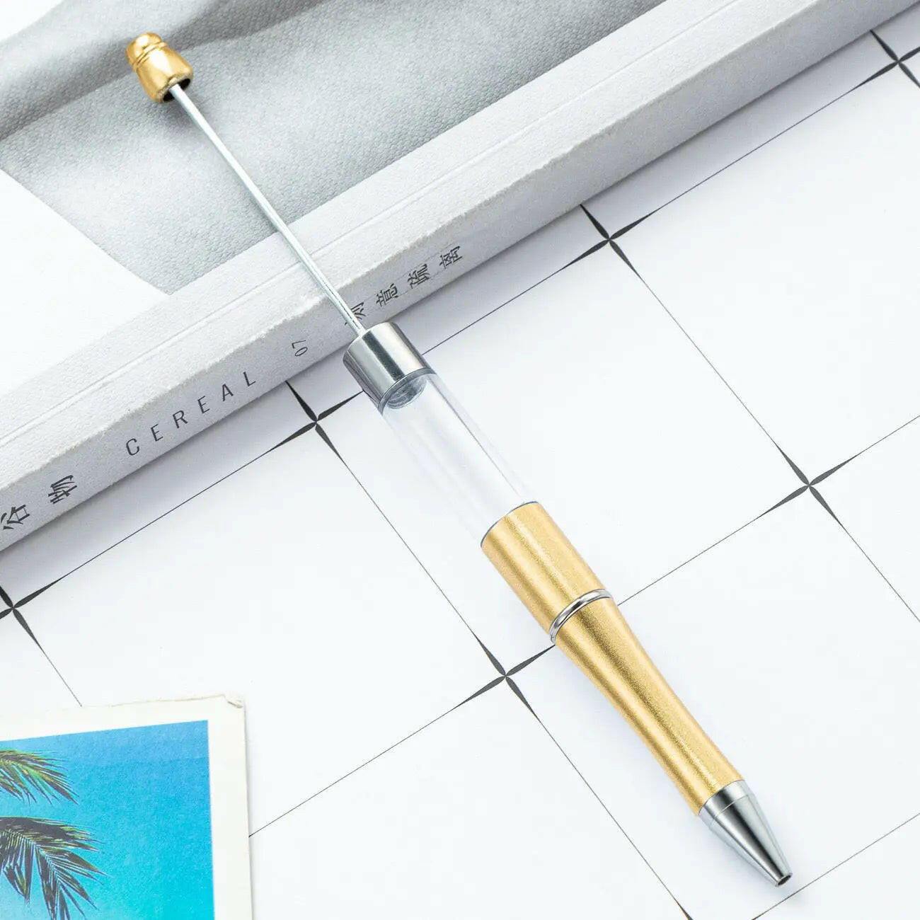 FS1532-Beadable Pen With Tube Zoe's DIY Shop