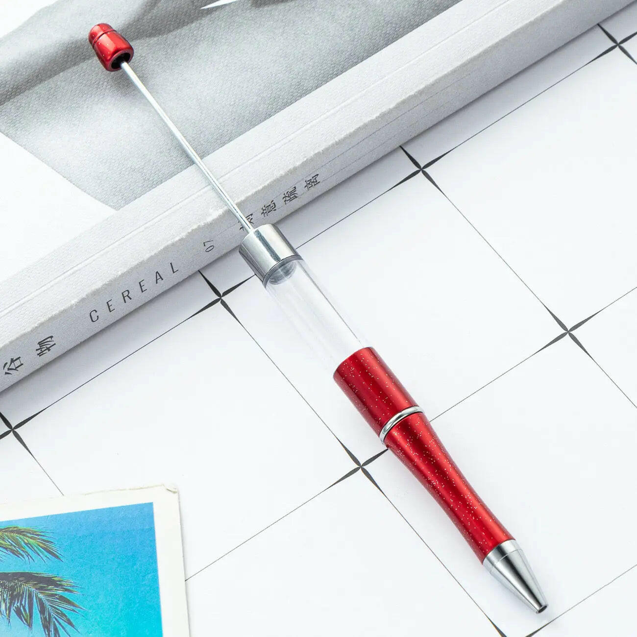 FS1532-Beadable Pen With Tube Zoe's DIY Shop