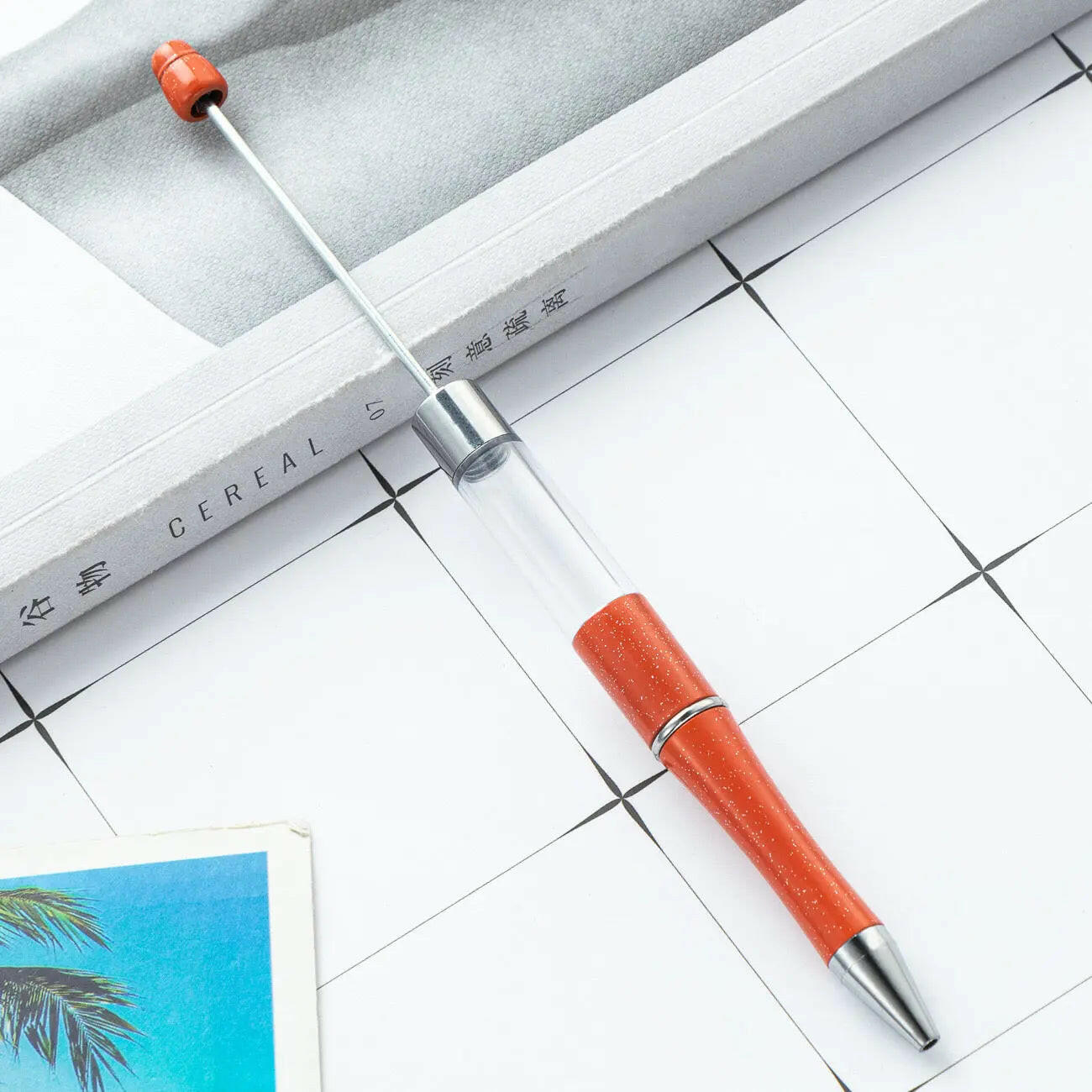 FS1532-Beadable Pen With Tube Zoe's DIY Shop