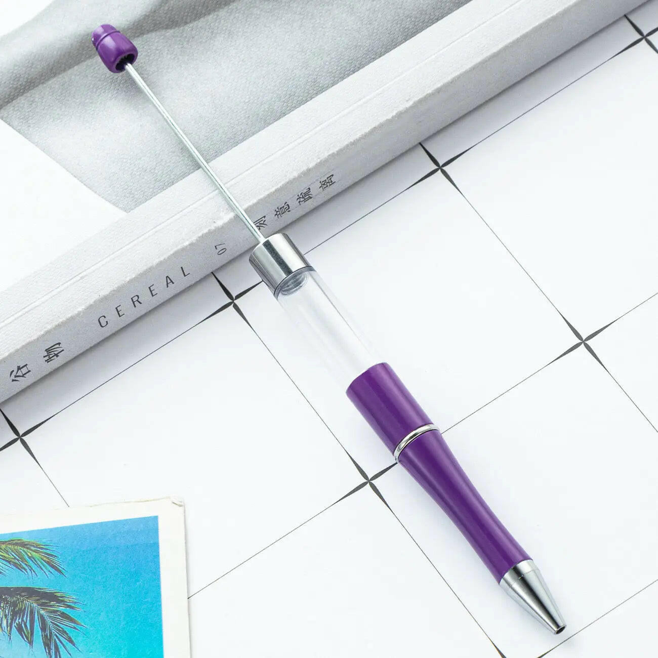 FS1532-Beadable Pen With Tube Zoe's DIY Shop