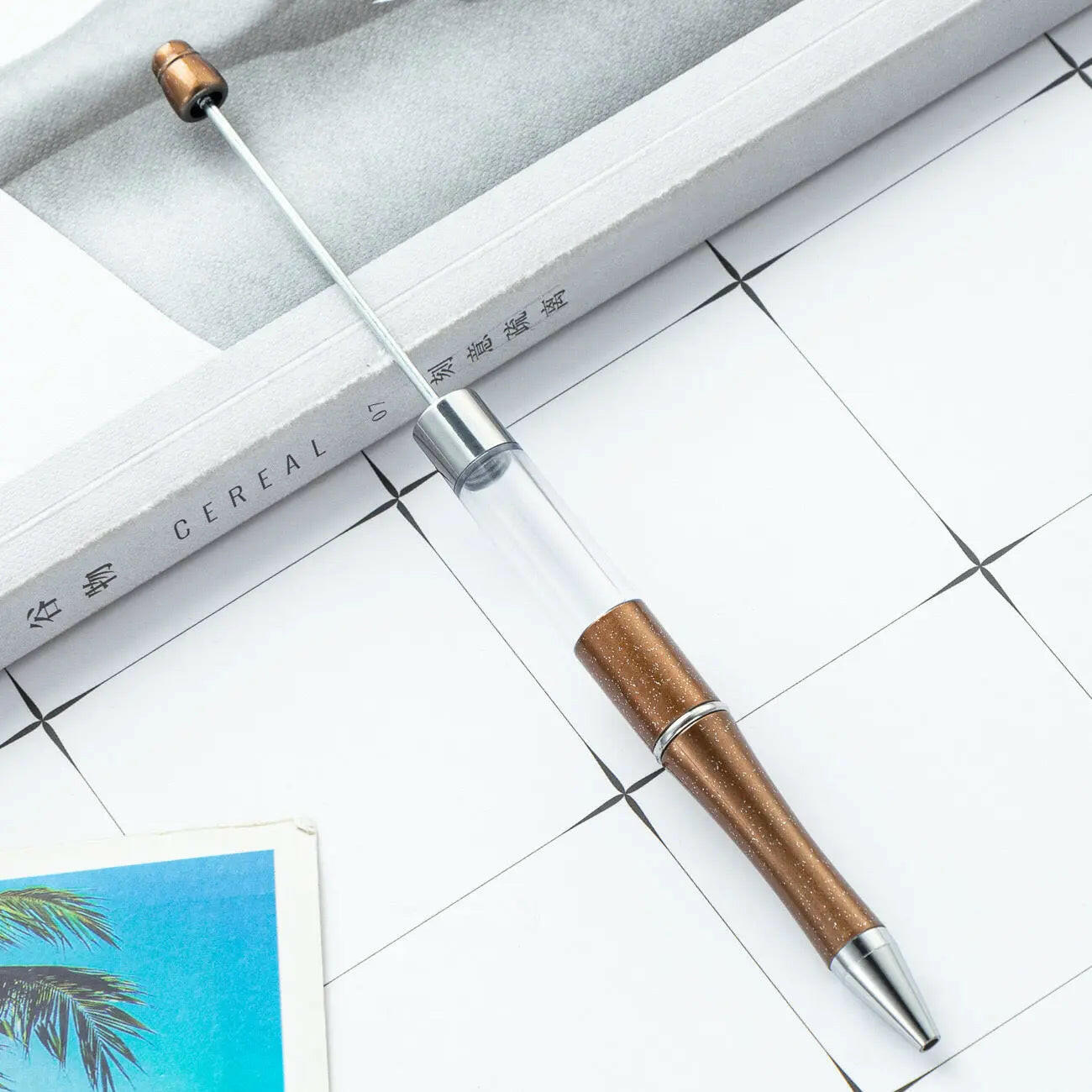 FS1532-Beadable Pen With Tube Zoe's DIY Shop