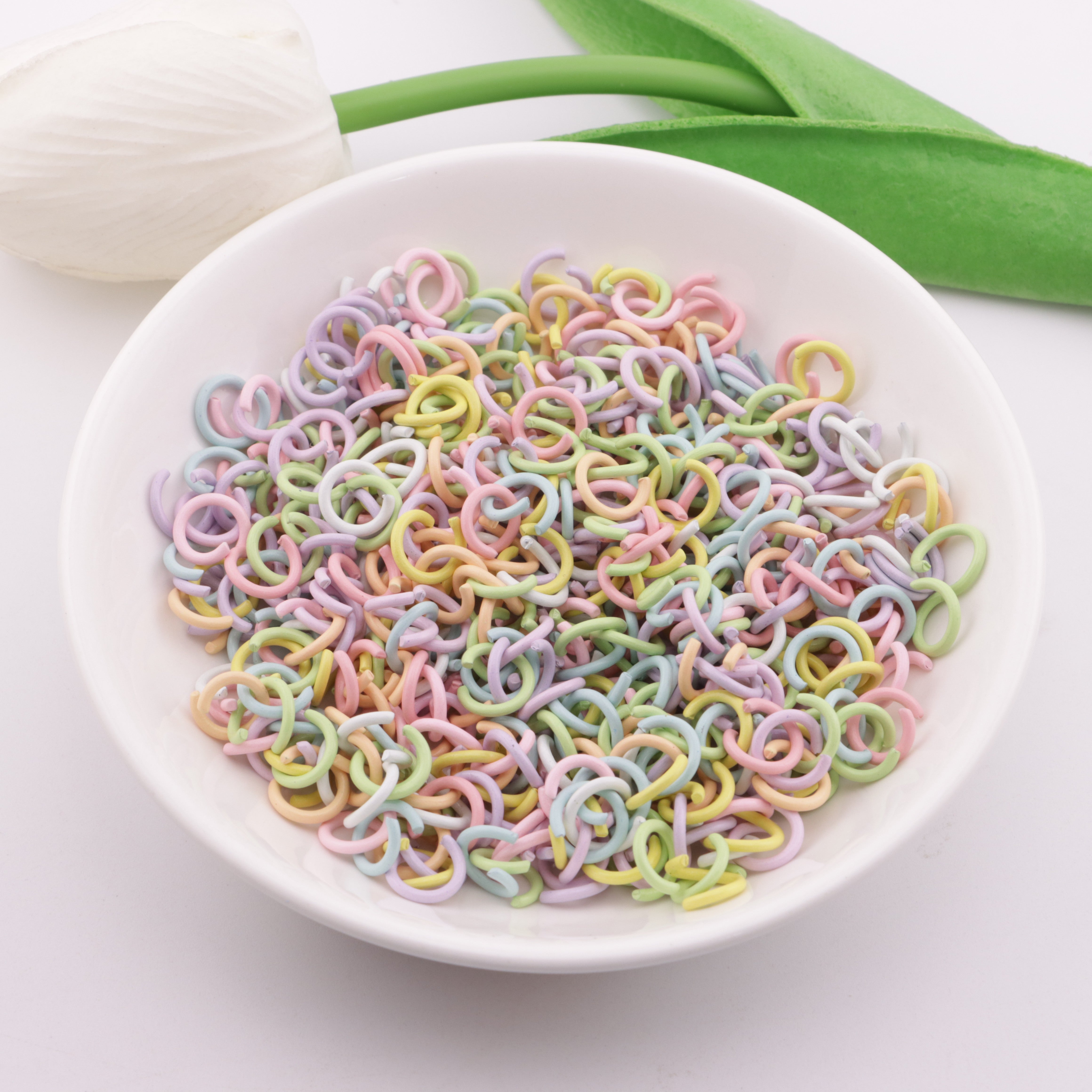 FS5842- 12Mm Colorful Open Rings Zoe's DIY Shop