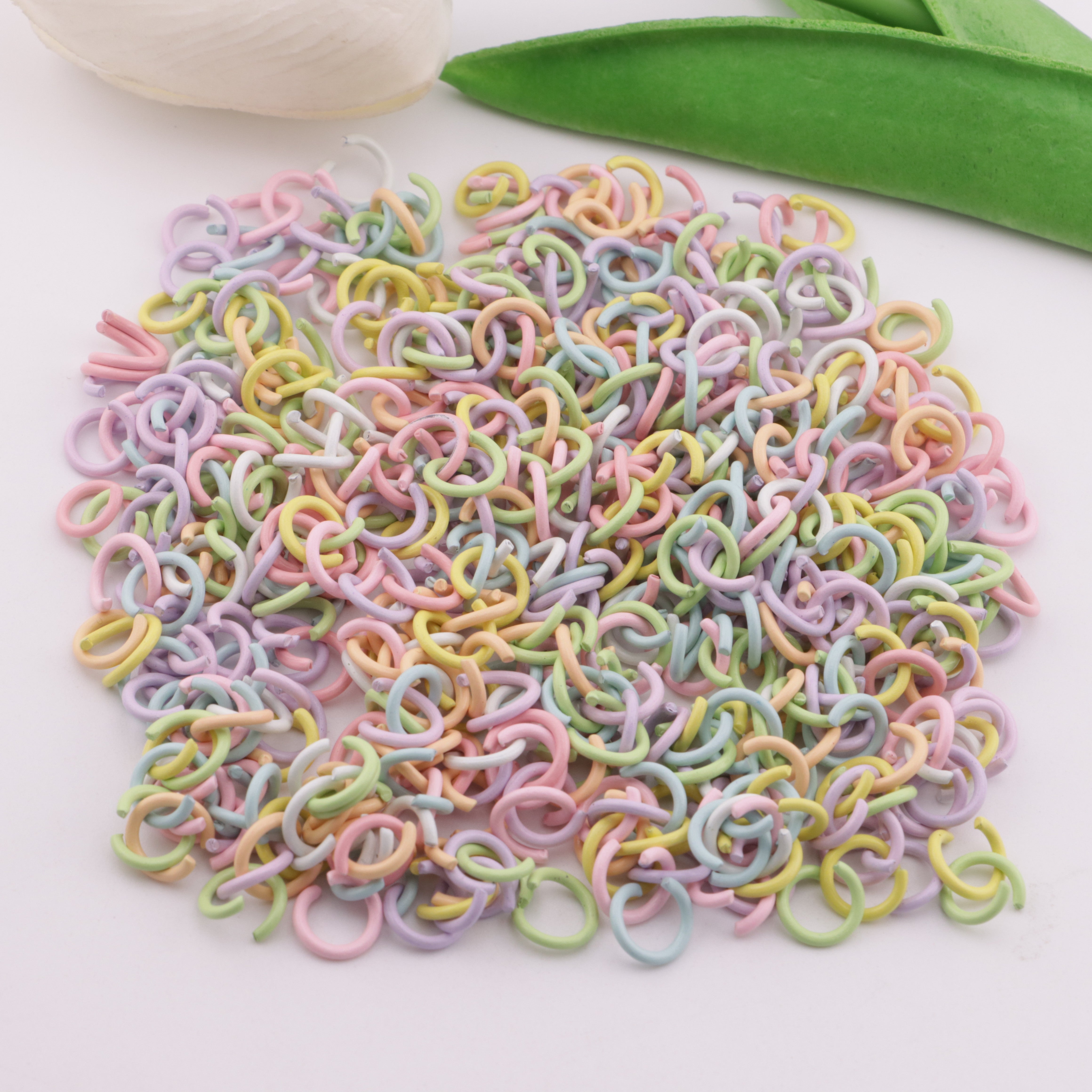 FS5842- 12Mm Colorful Open Rings Zoe's DIY Shop
