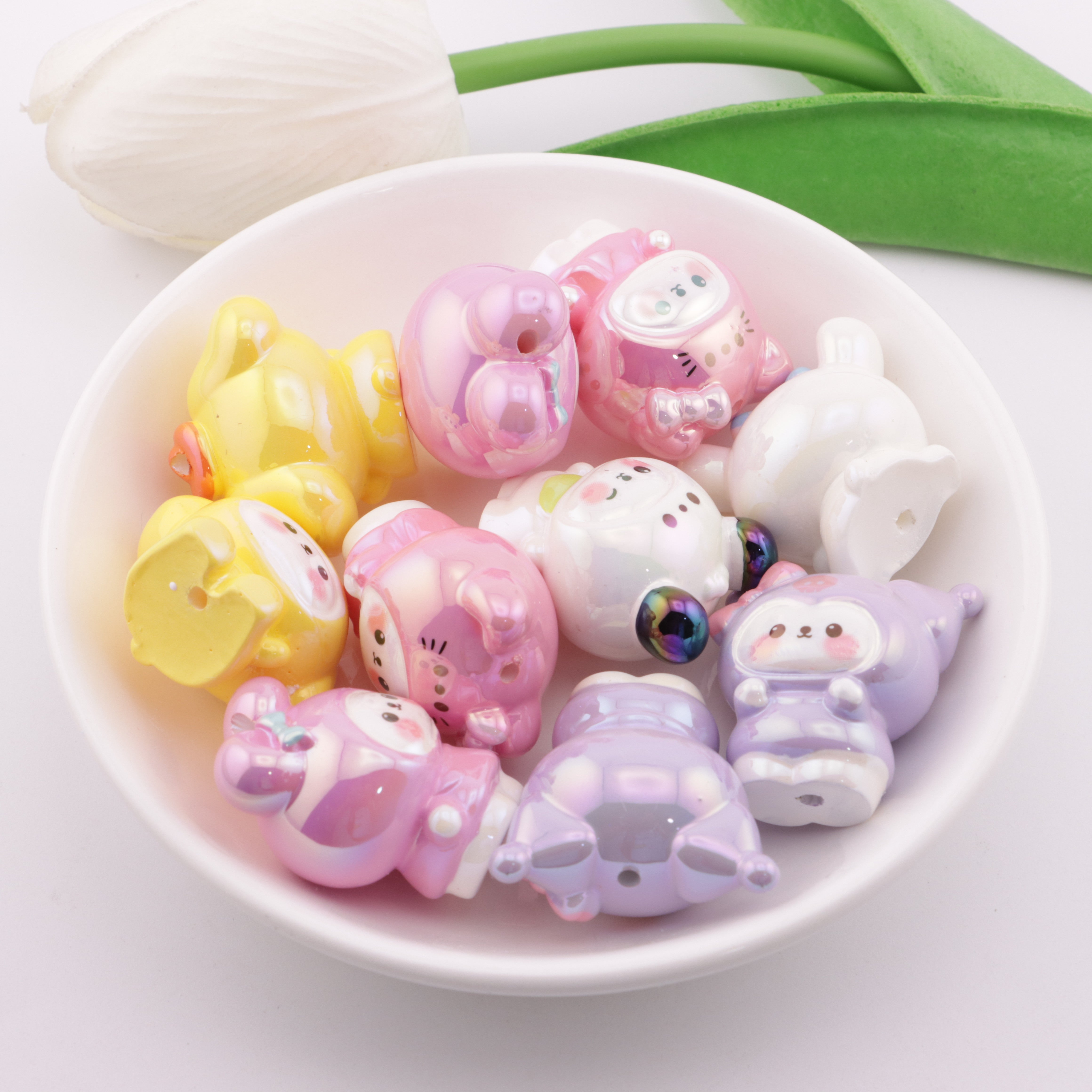 FS5794- Uv Sro Beads Sitting Sanrio Beads Fit For Pen Zoe's DIY Shop