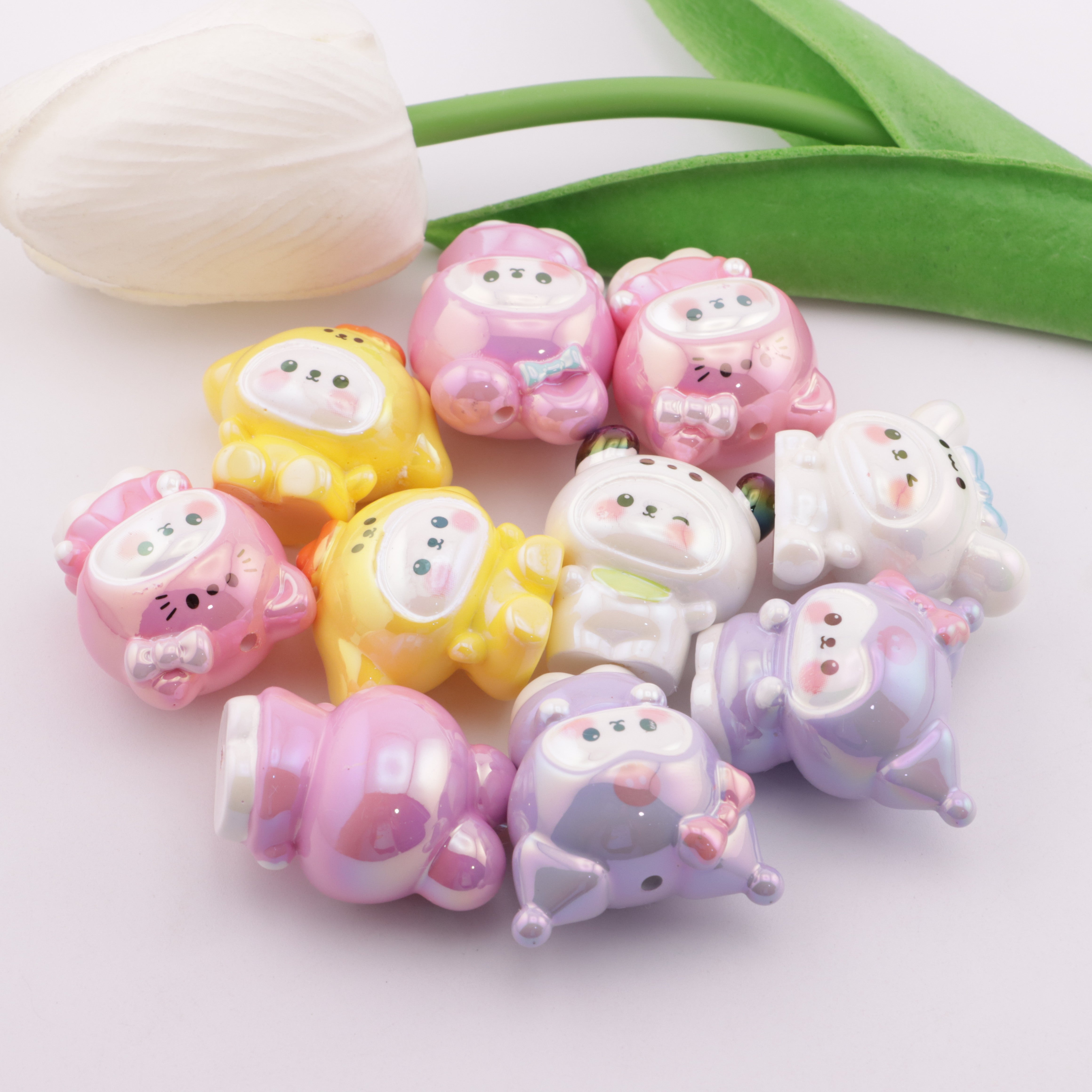 FS5794- Uv Sro Beads Sitting Sanrio Beads Fit For Pen Zoe's DIY Shop