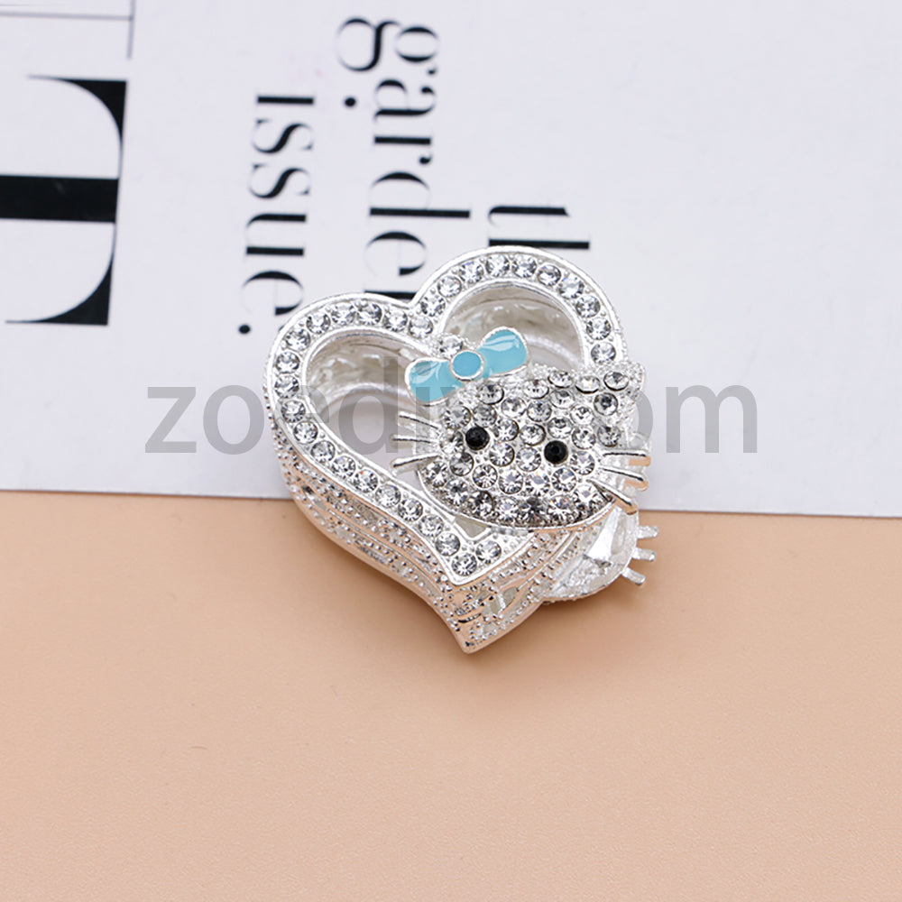 FS4164-HK Heart Alloy Beads Fit For Beadable Pens