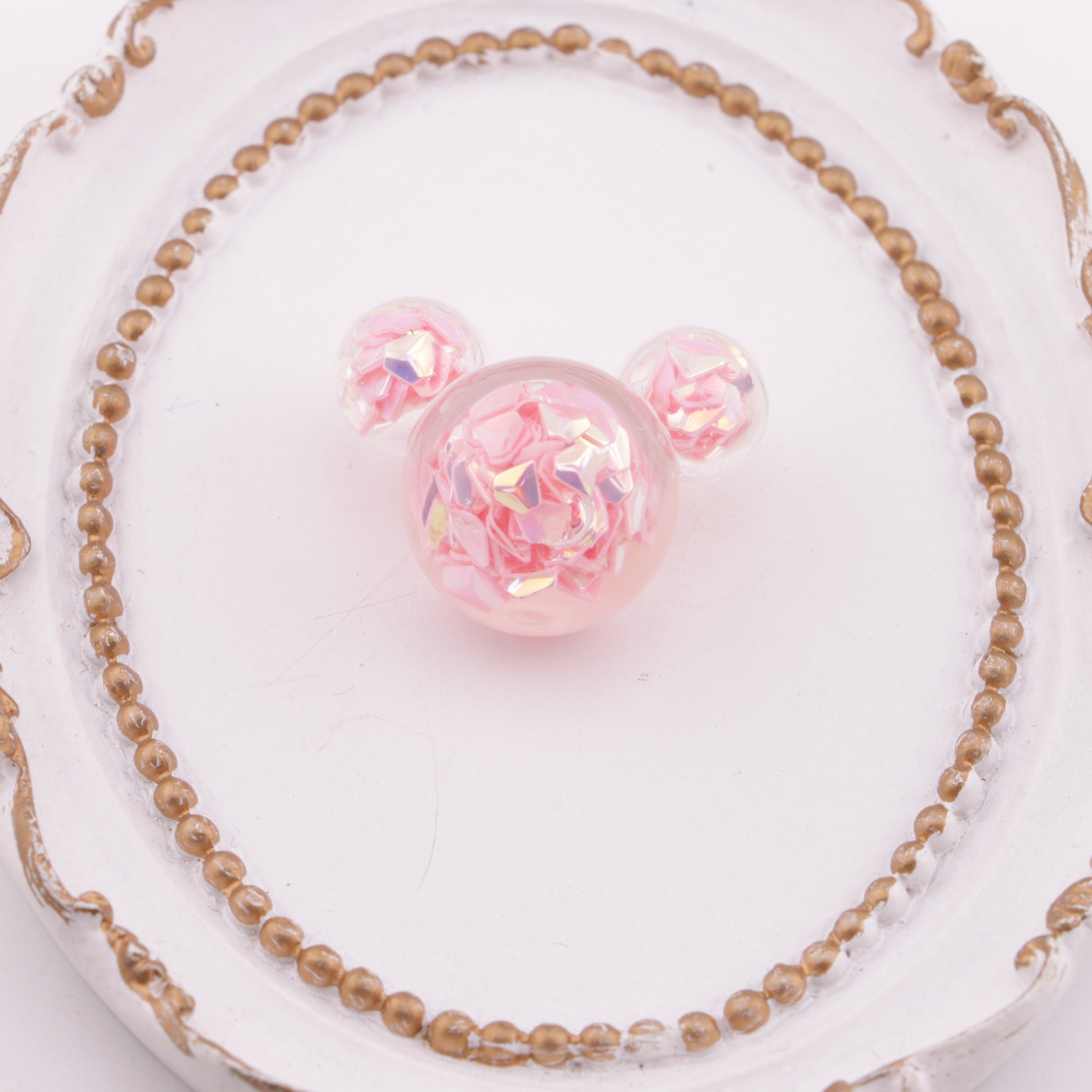 FS5826- Glittery Mickey Head Patches Zoe's DIY Shop