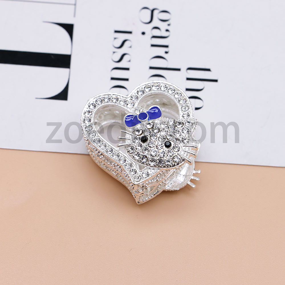 FS4164-HK Heart Alloy Beads Fit For Beadable Pens