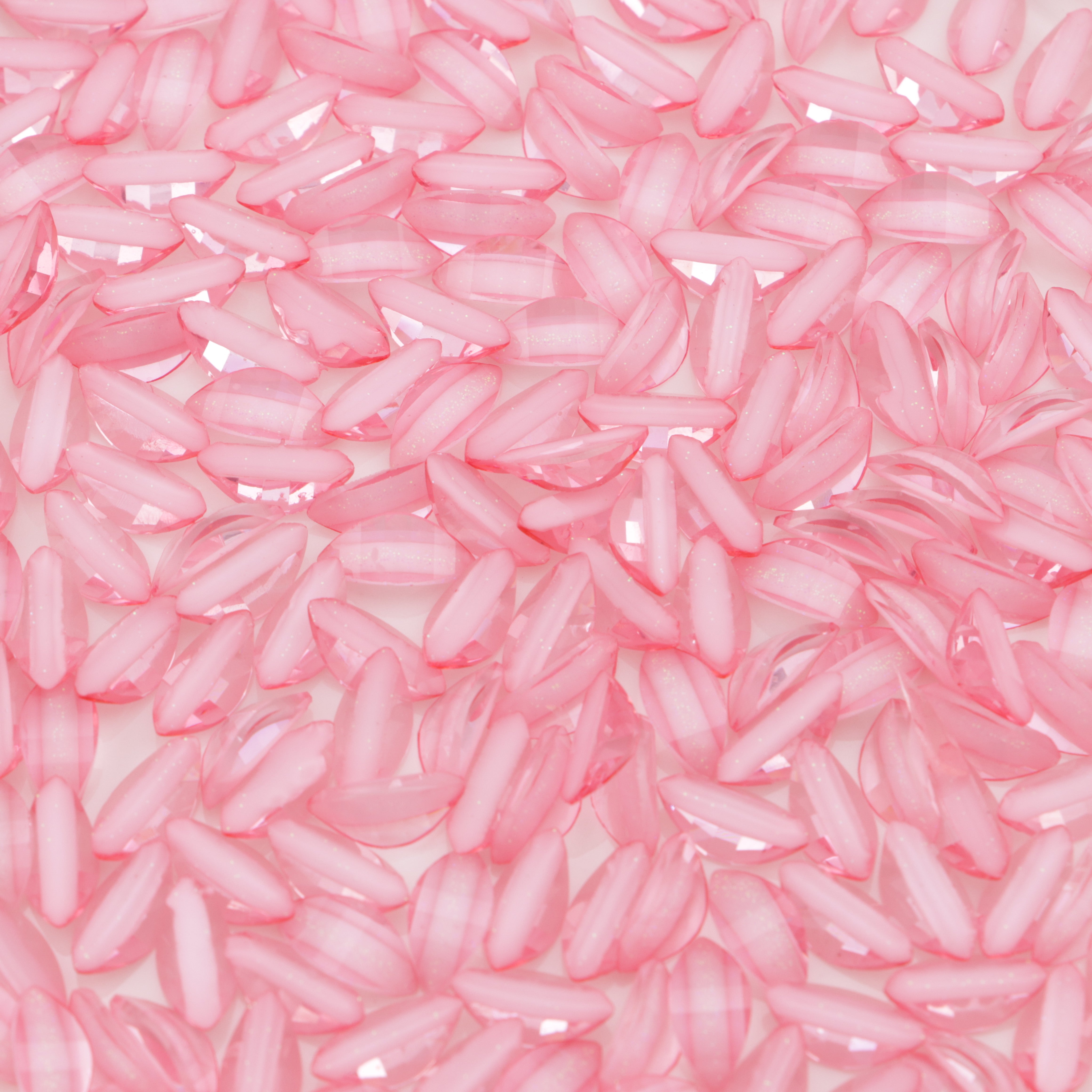 FS1354-5*10mm Mixed Color Flower Petal For Making Fancy Bead Or Fancy Pen