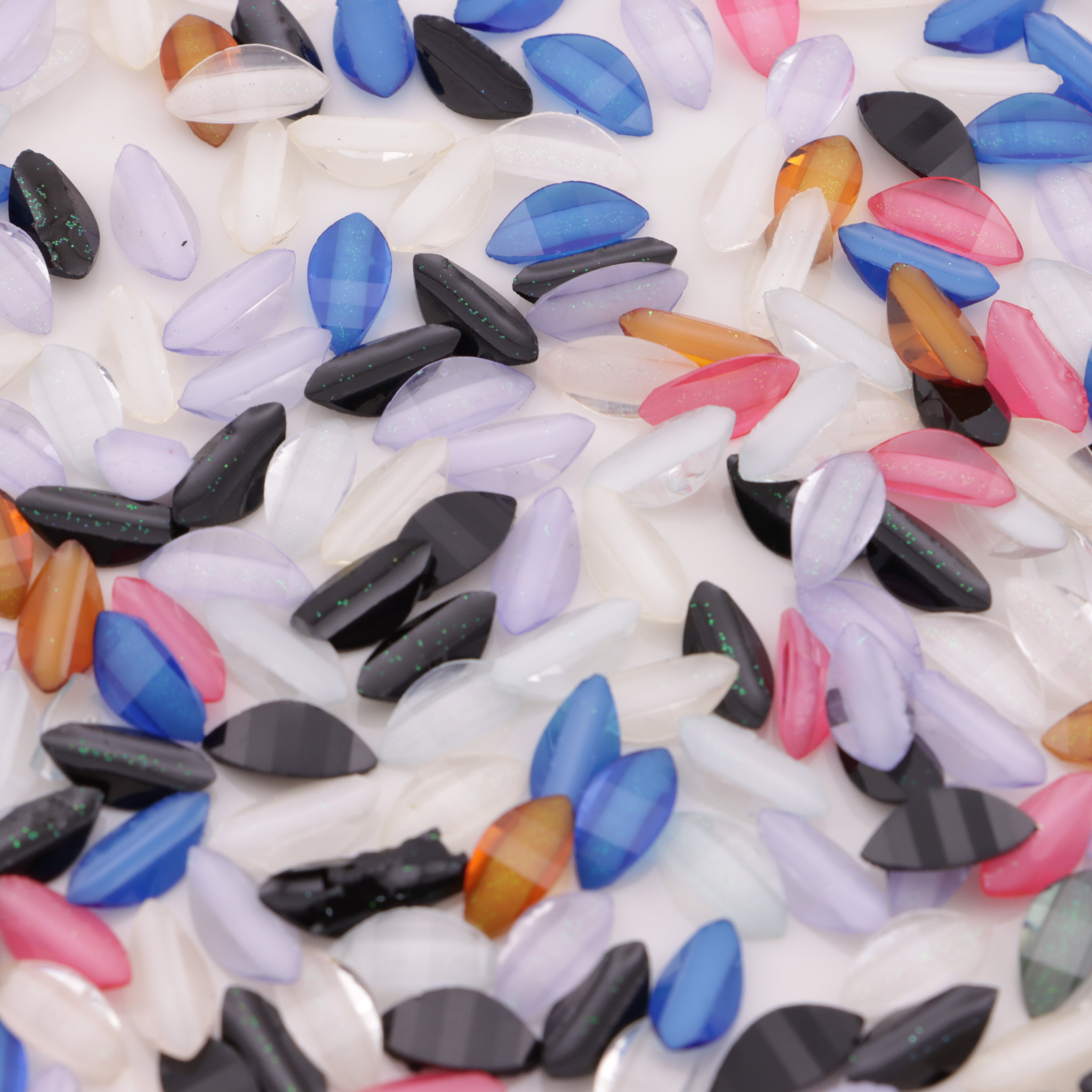 FS1354-5*10mm Mixed Color Flower Petal For Making Fancy Bead Or Fancy Pen