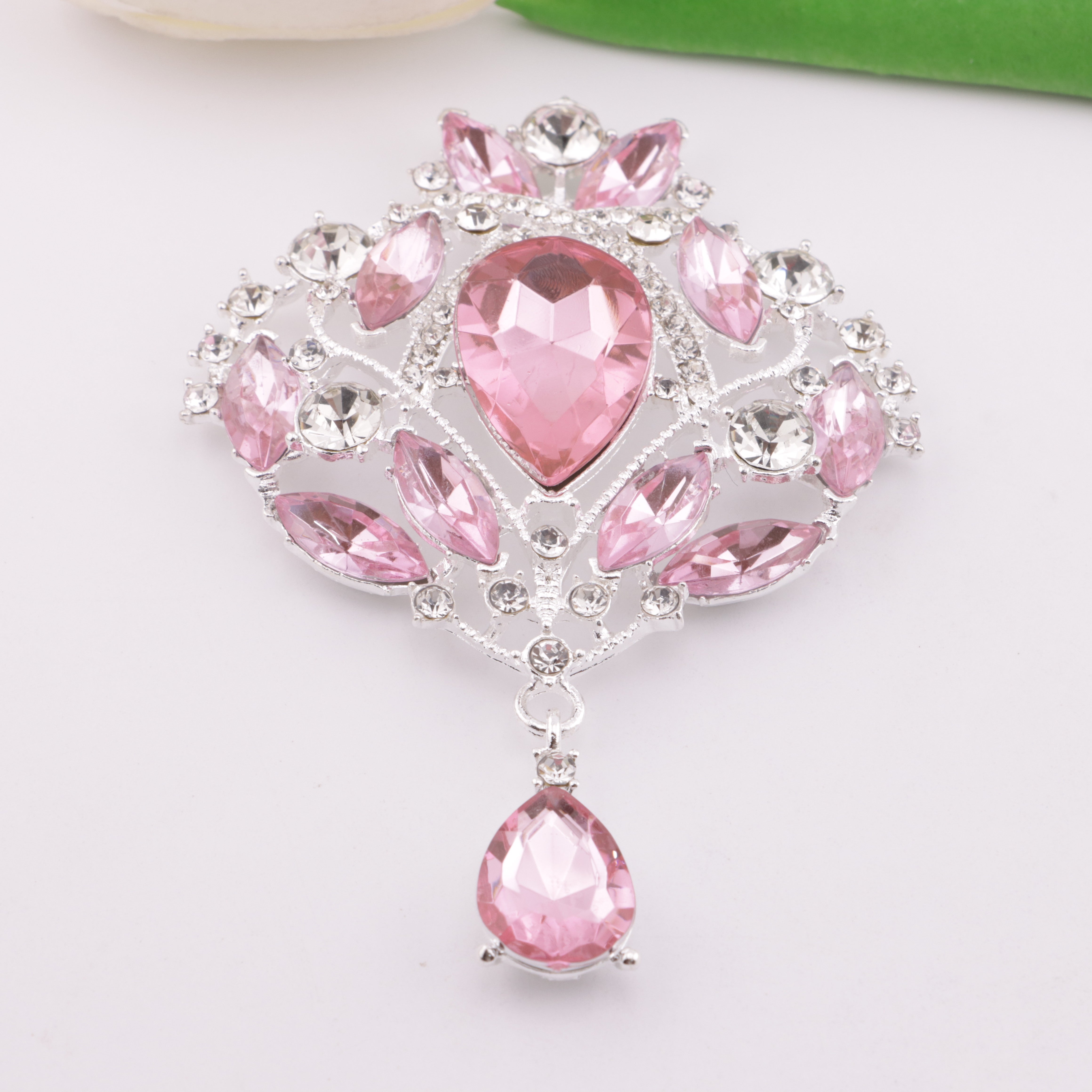 FS5989- Approximately 5.8×9 Cm Waterdrop Horse-Eye Alloy Patch Zoe's DIY Shop