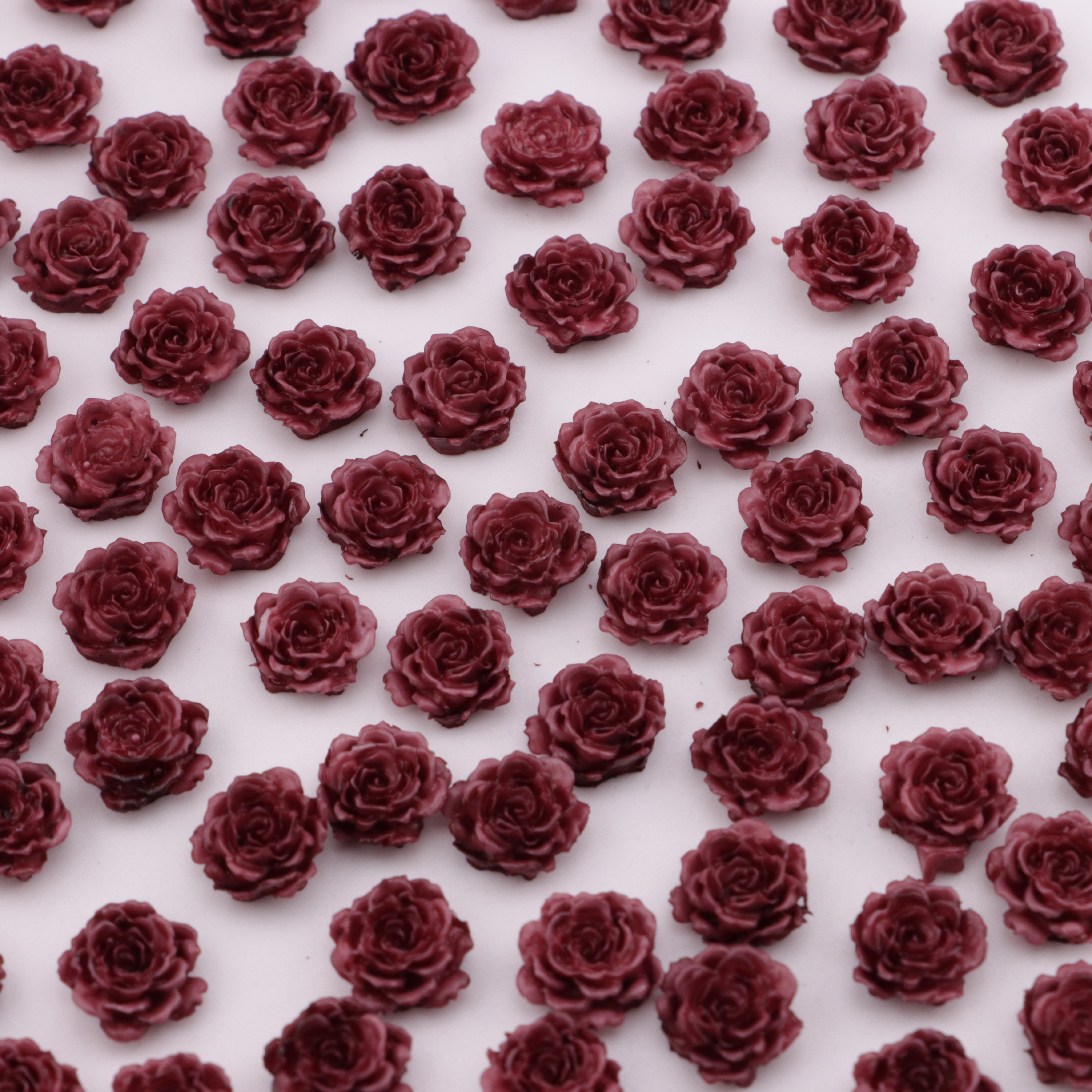 FS5997- 10mm Luminous Soft Flower Charms Night - Glow Soft Flower Stickers
